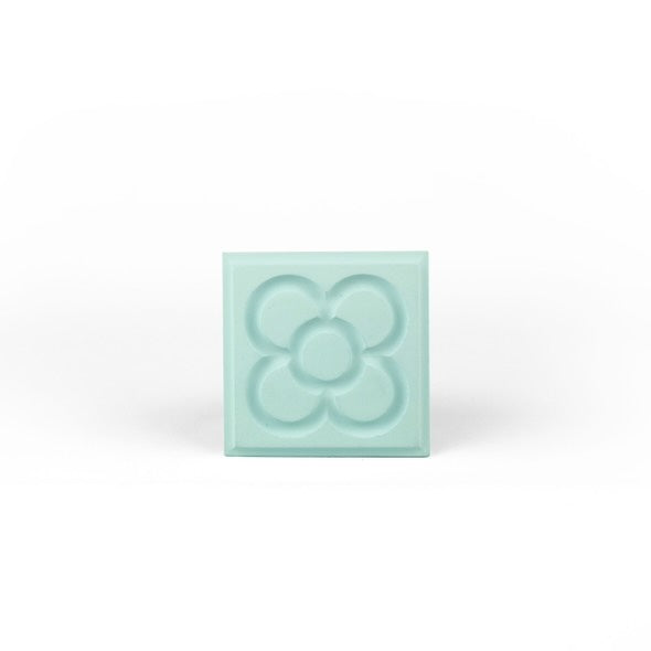 Turquoise Panot Cement Coaster