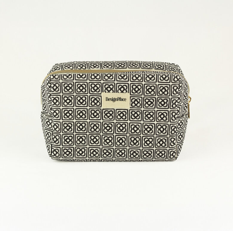 Panot Sketch Cotton Pouch Large