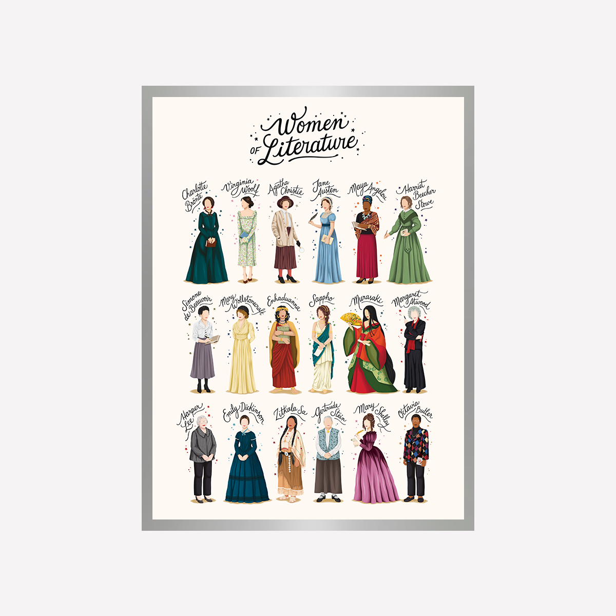 Women of Literature Art Print