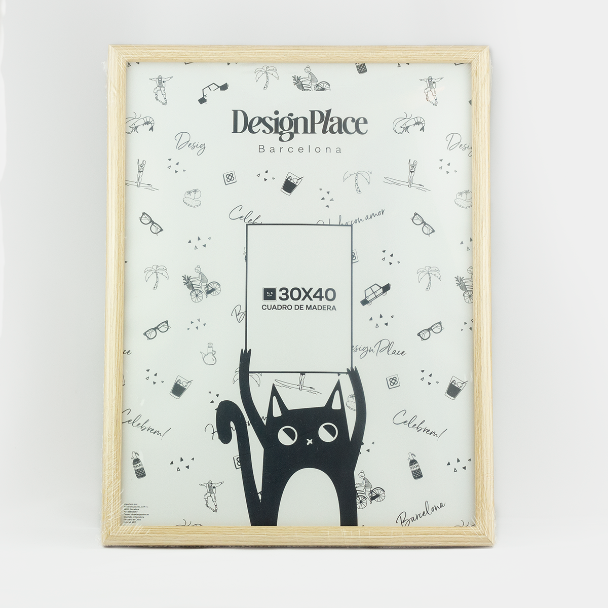 30x40 Marco de Madera