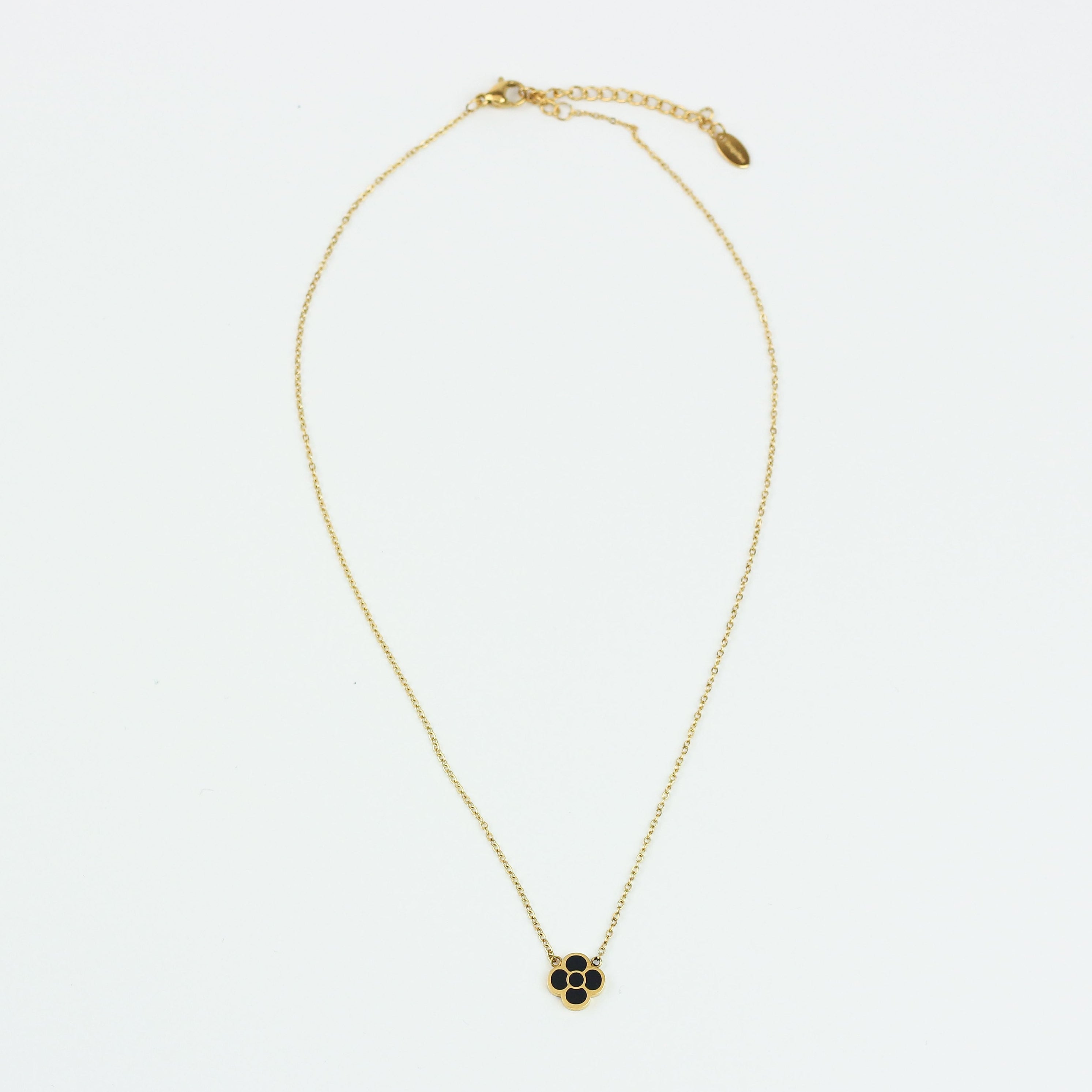 Collar Panot Dorado con Color