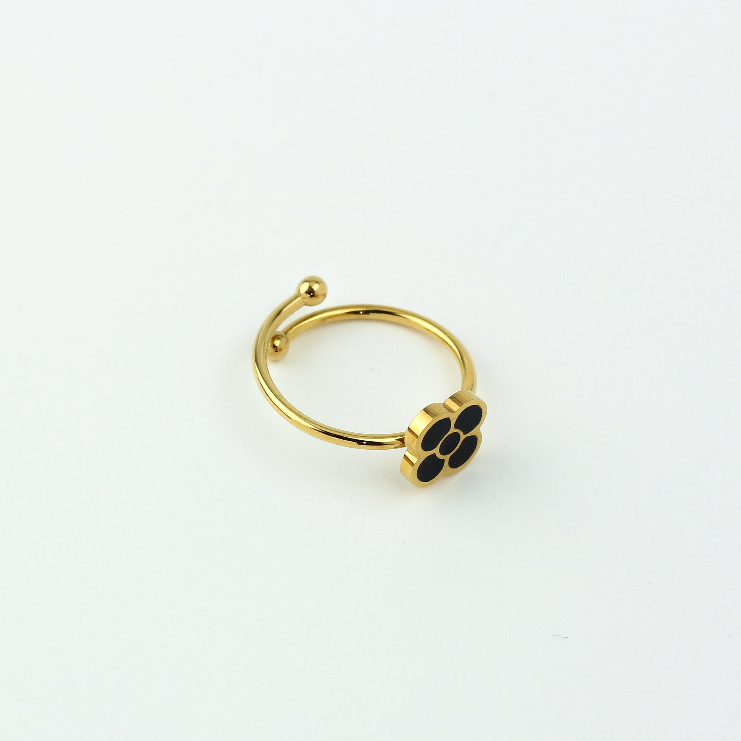Anillo Panot Dorado con Color