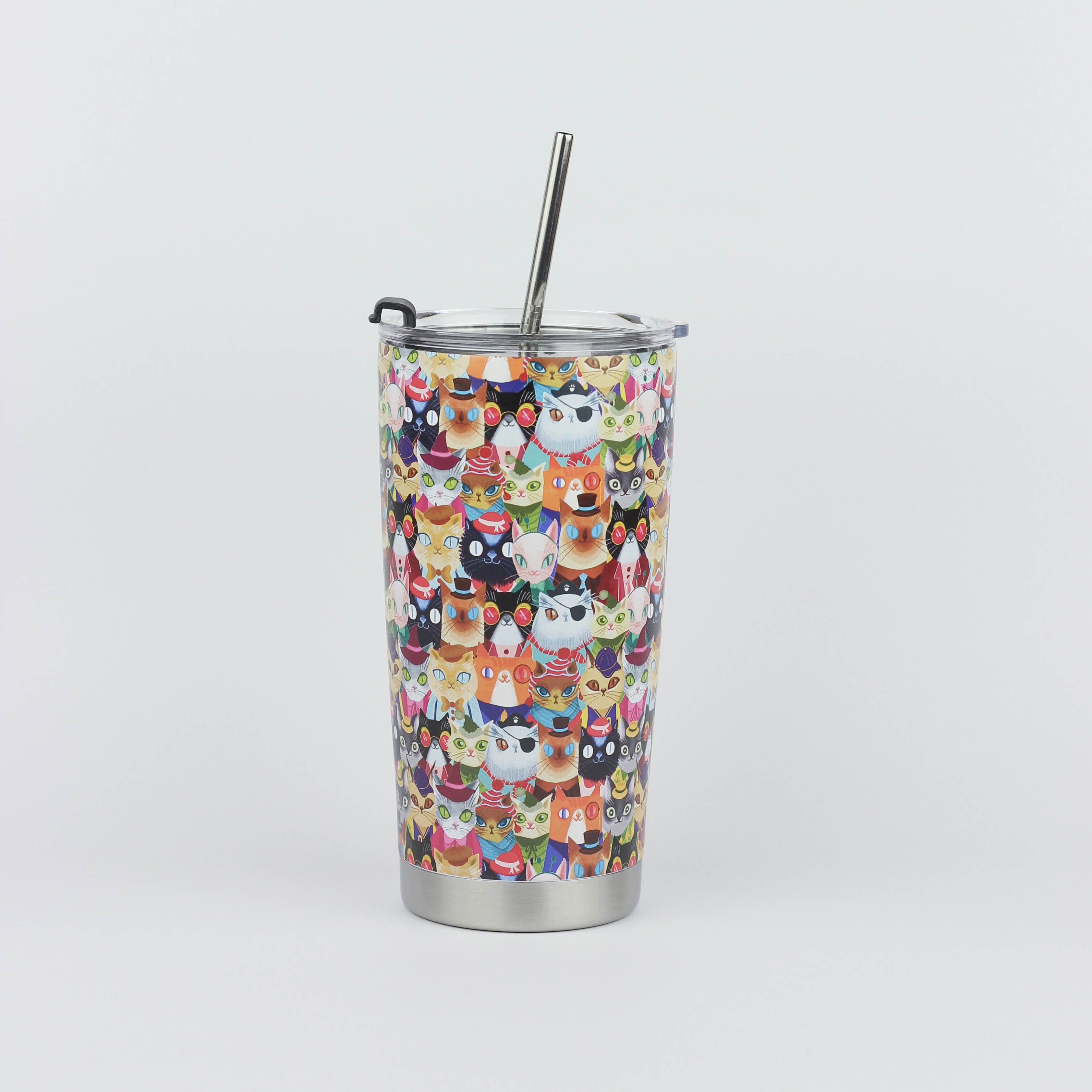 Cattastic Friends Stainless Steel Tumbler