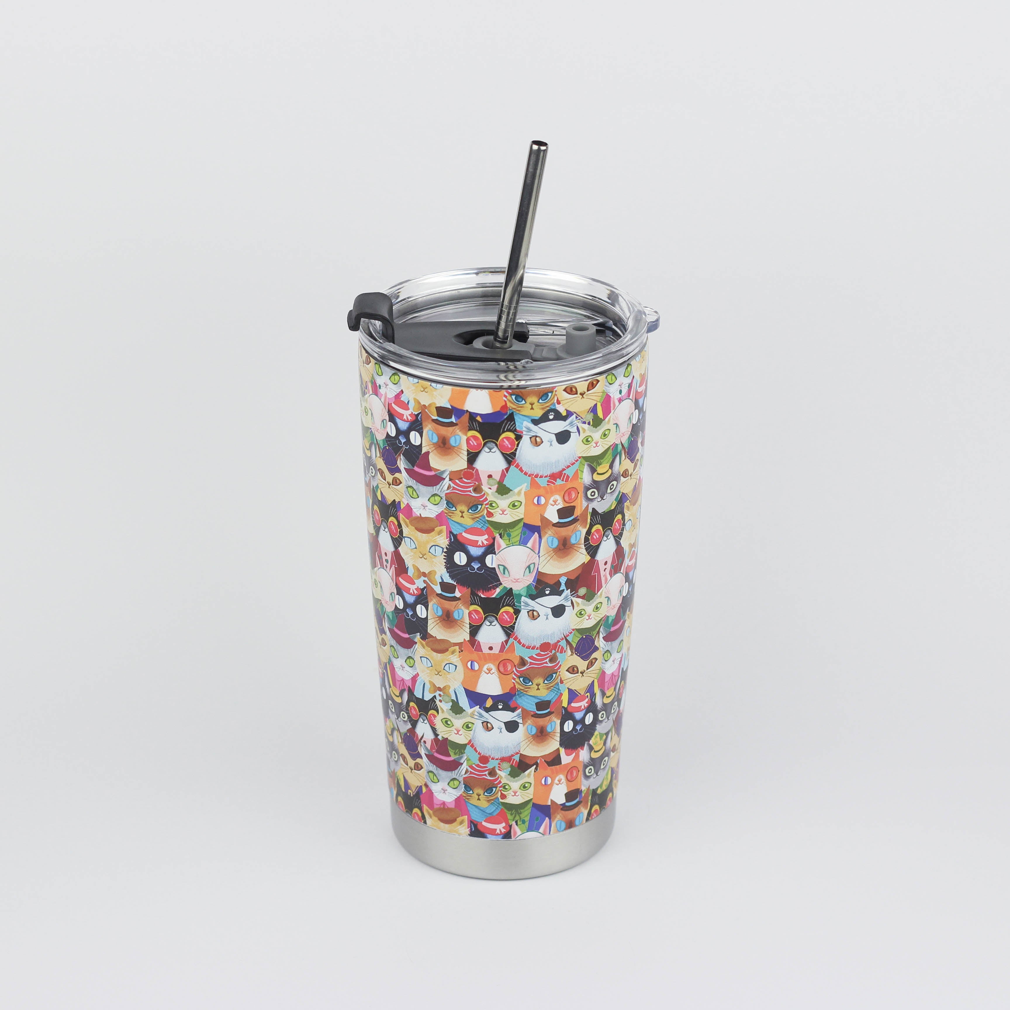 Cattastic Friends Stainless Steel Tumbler