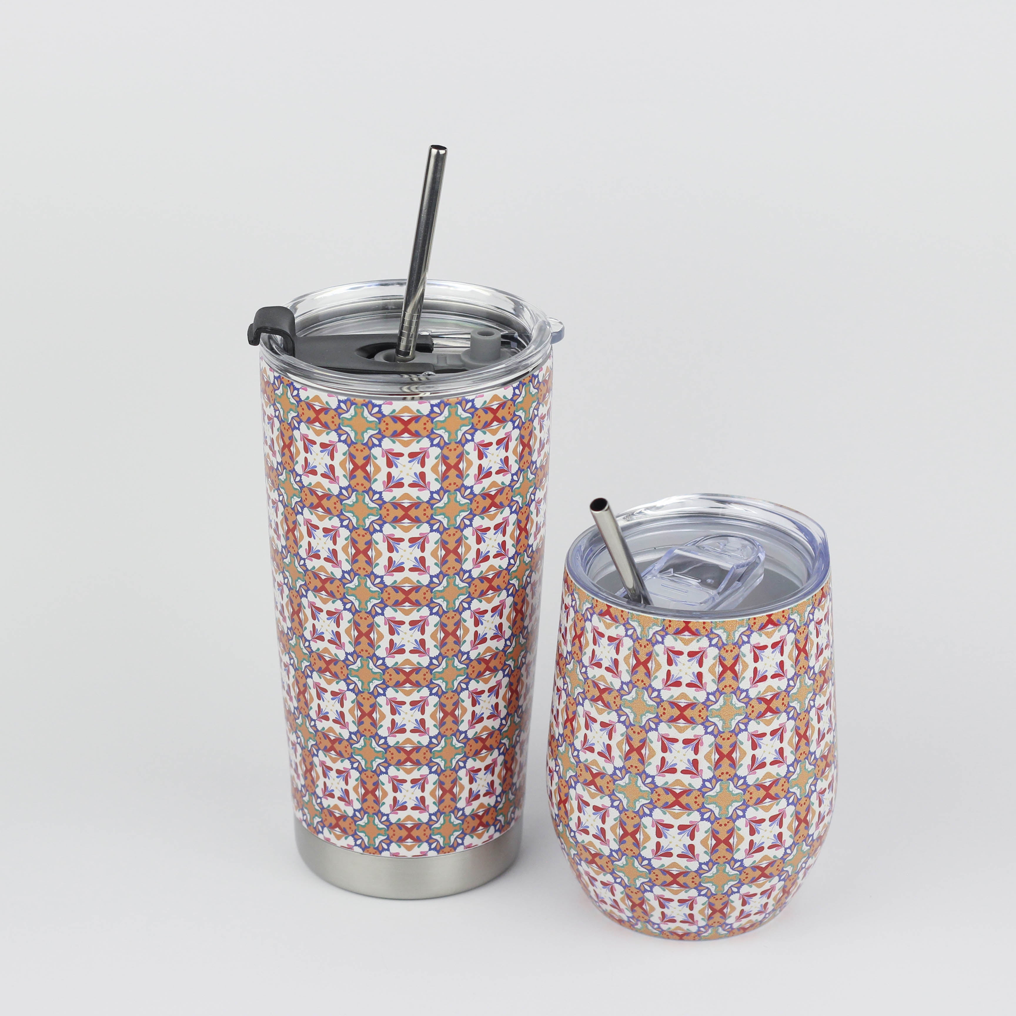 Hydraulic Tiles Model 6 Stainless Steel Tumbler