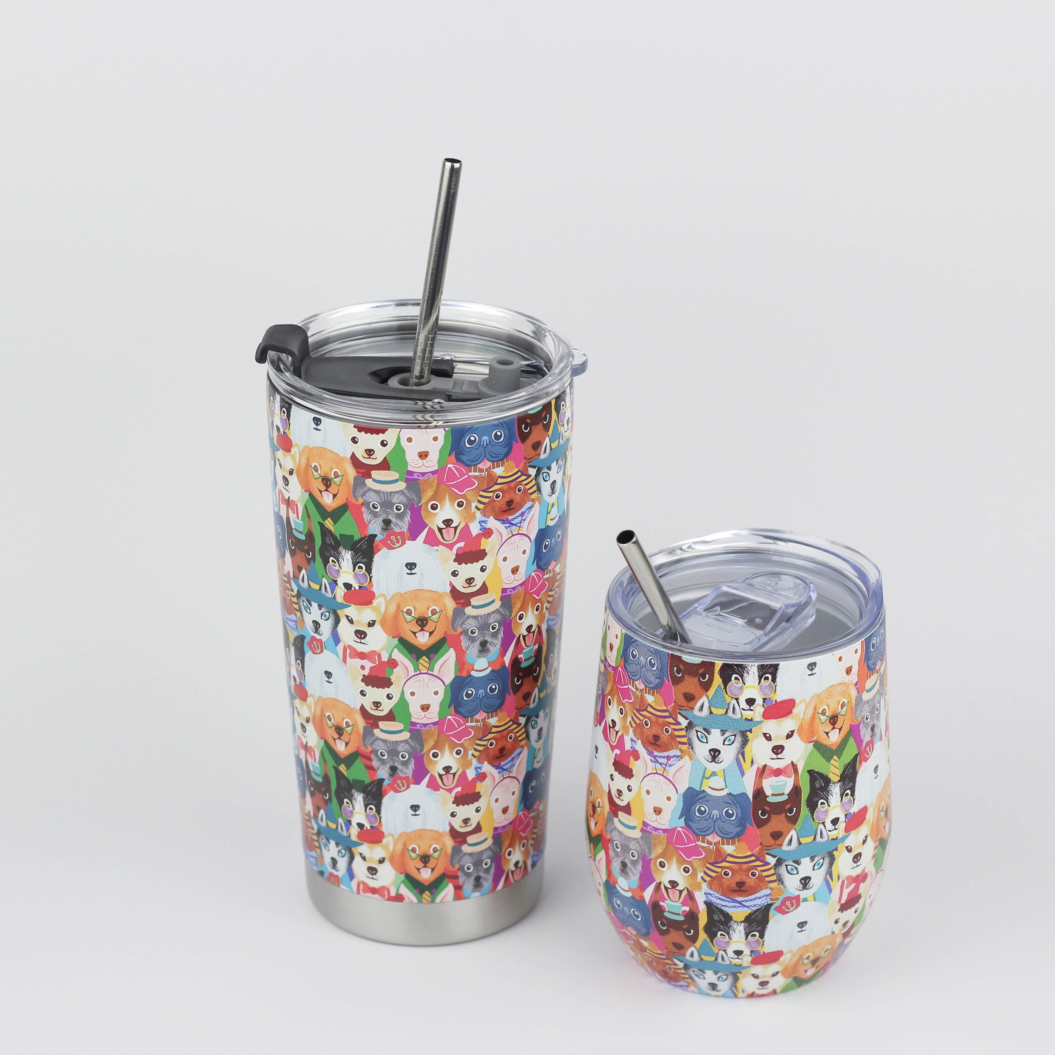 Dogtastic Friends Stainless Steel Tumbler