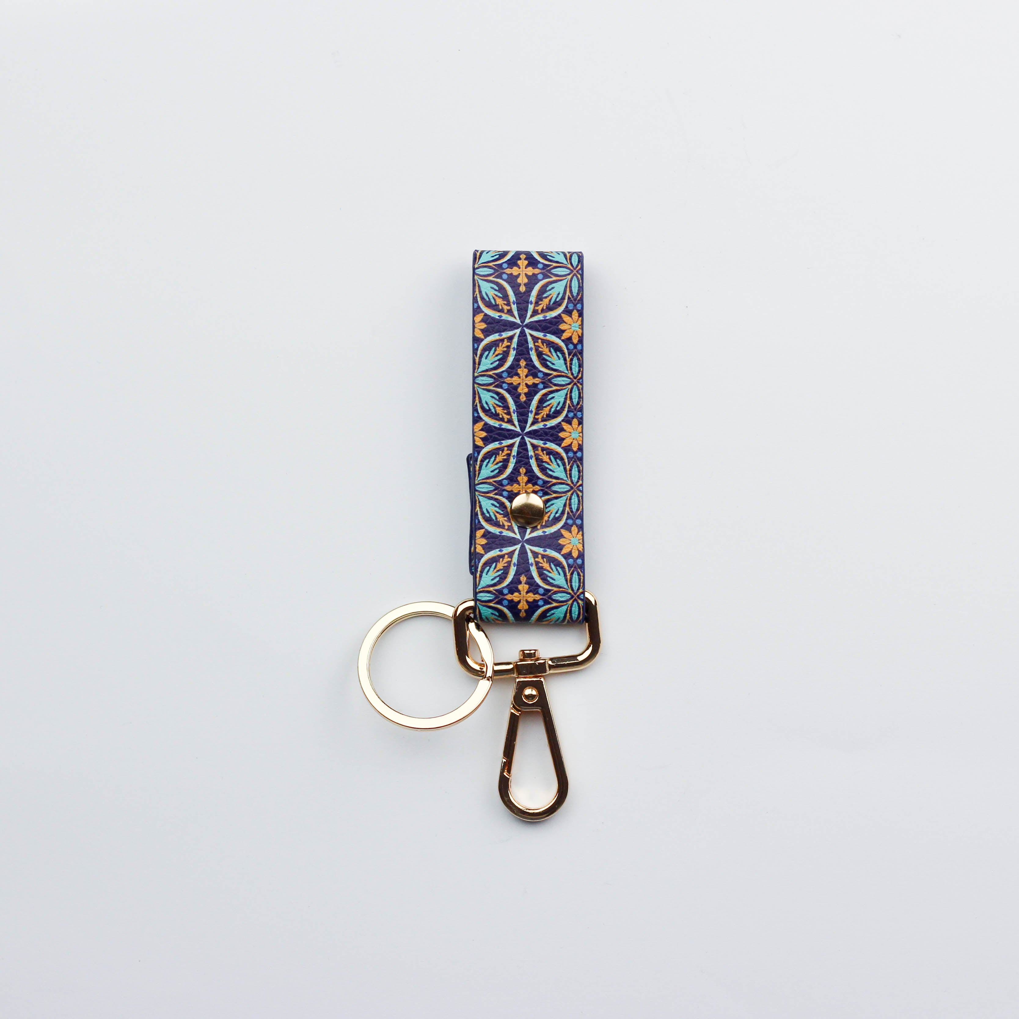 Moroccan Tiles Keychain (PU)