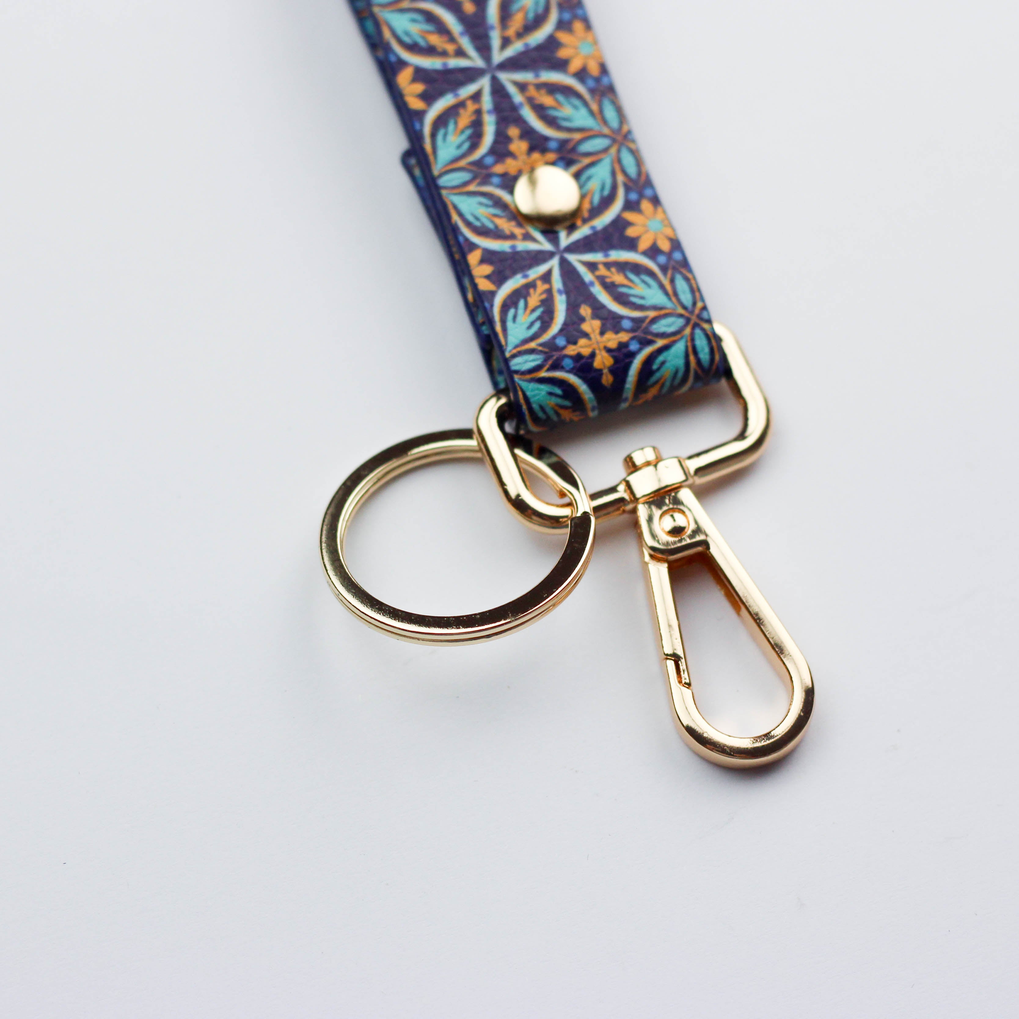 Moroccan Tiles Keychain (PU)