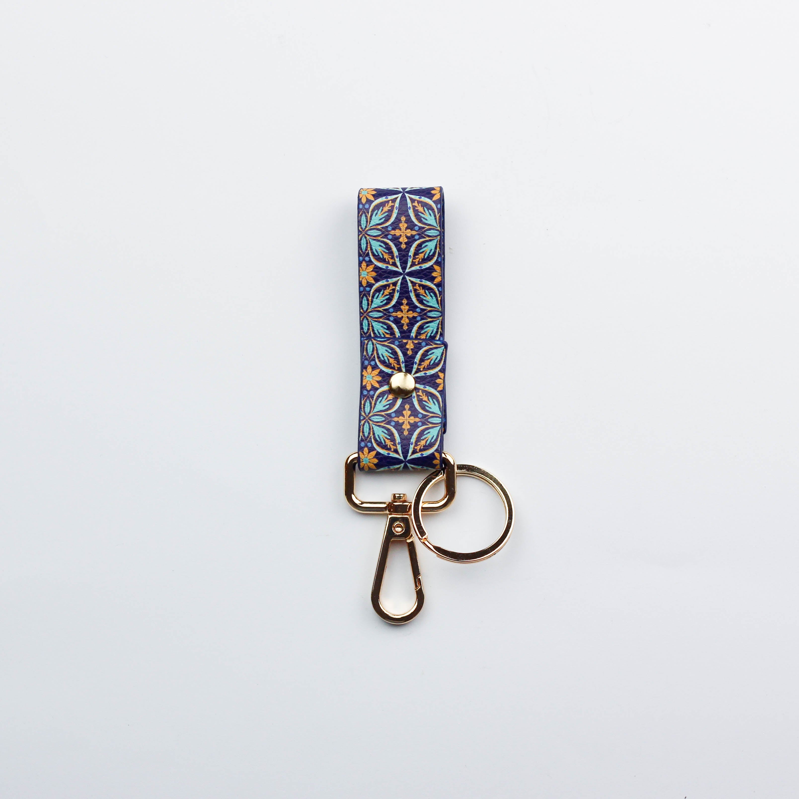 Moroccan Tiles Keychain (PU)