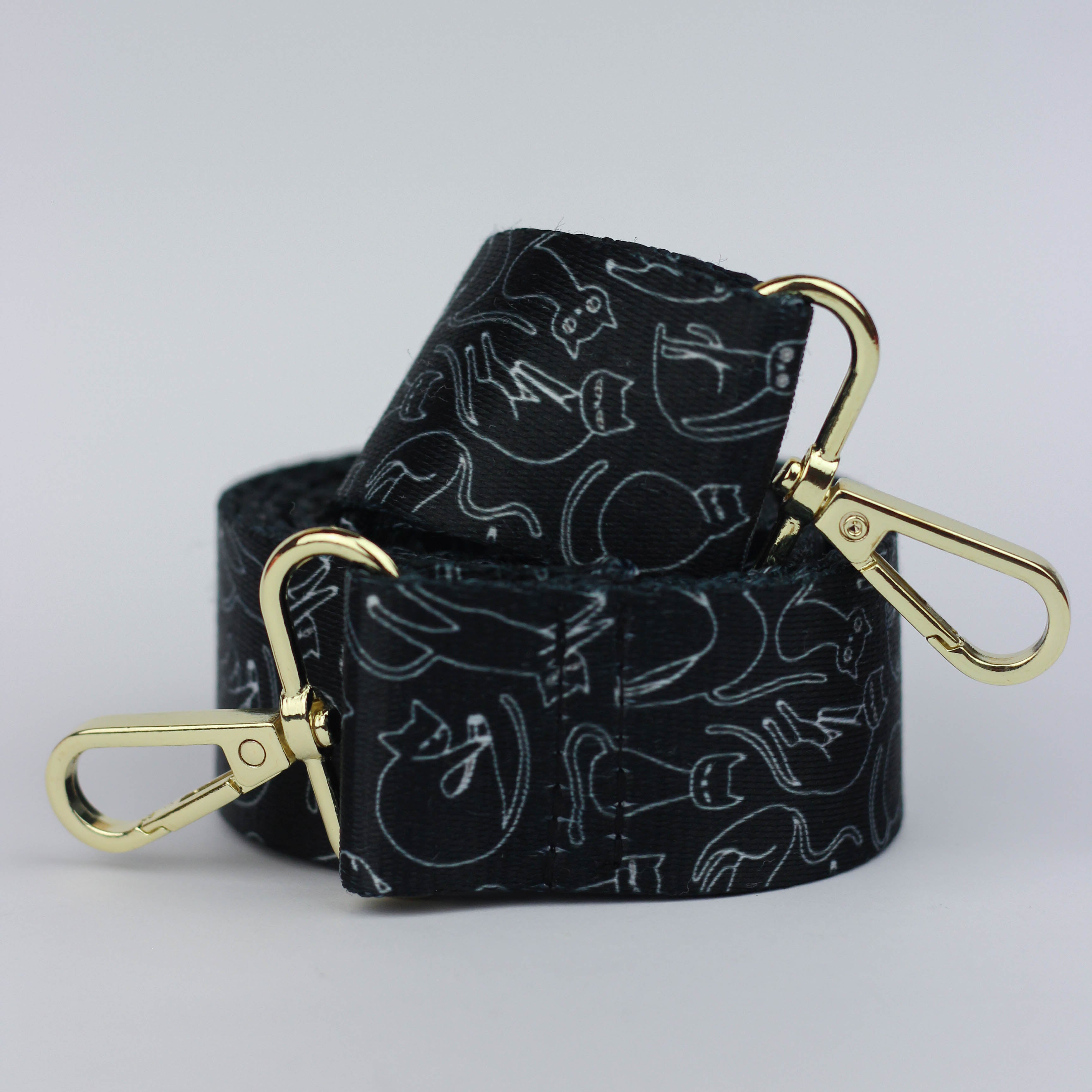 Black Cats Bag Strap