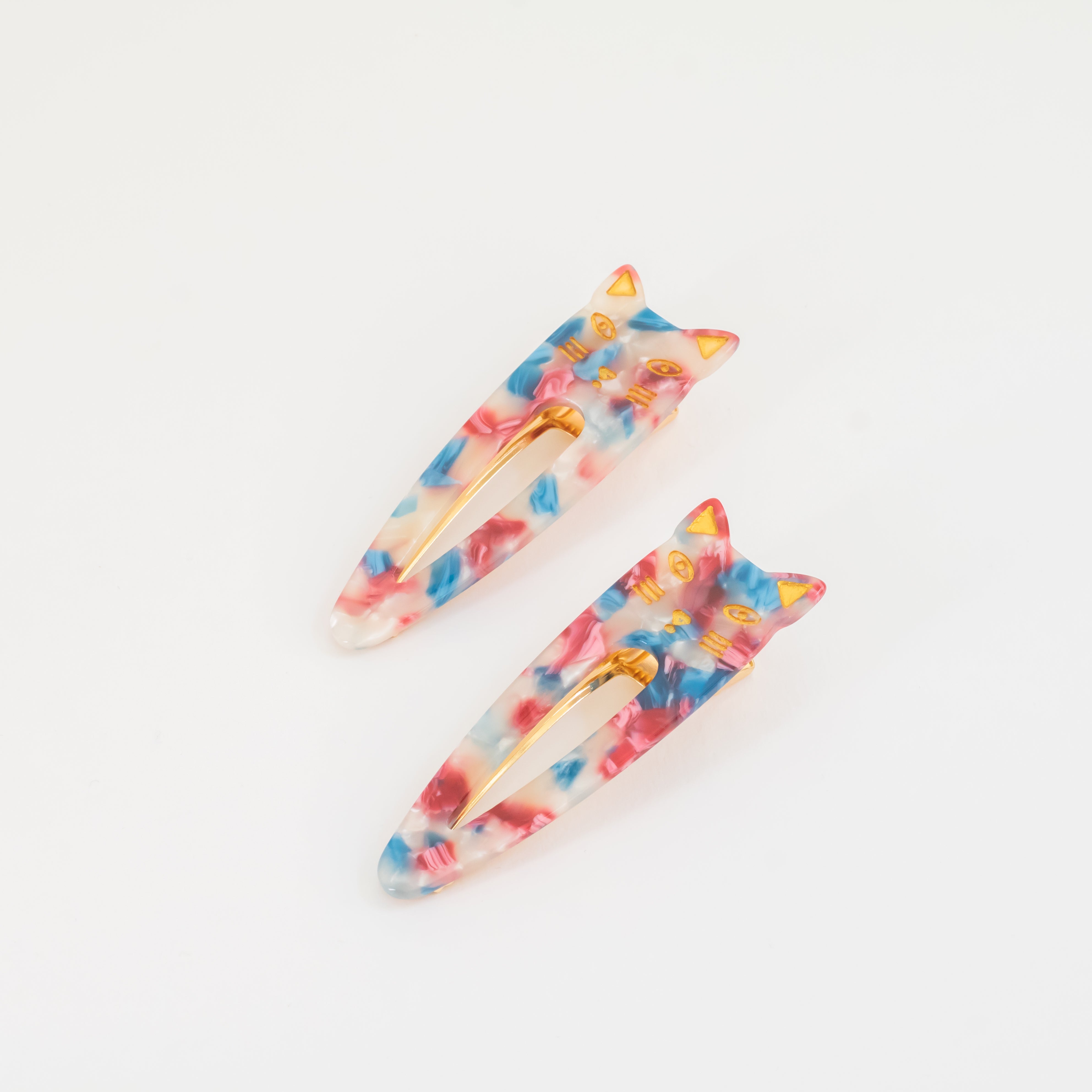 Hair Cat Clip Multicolor