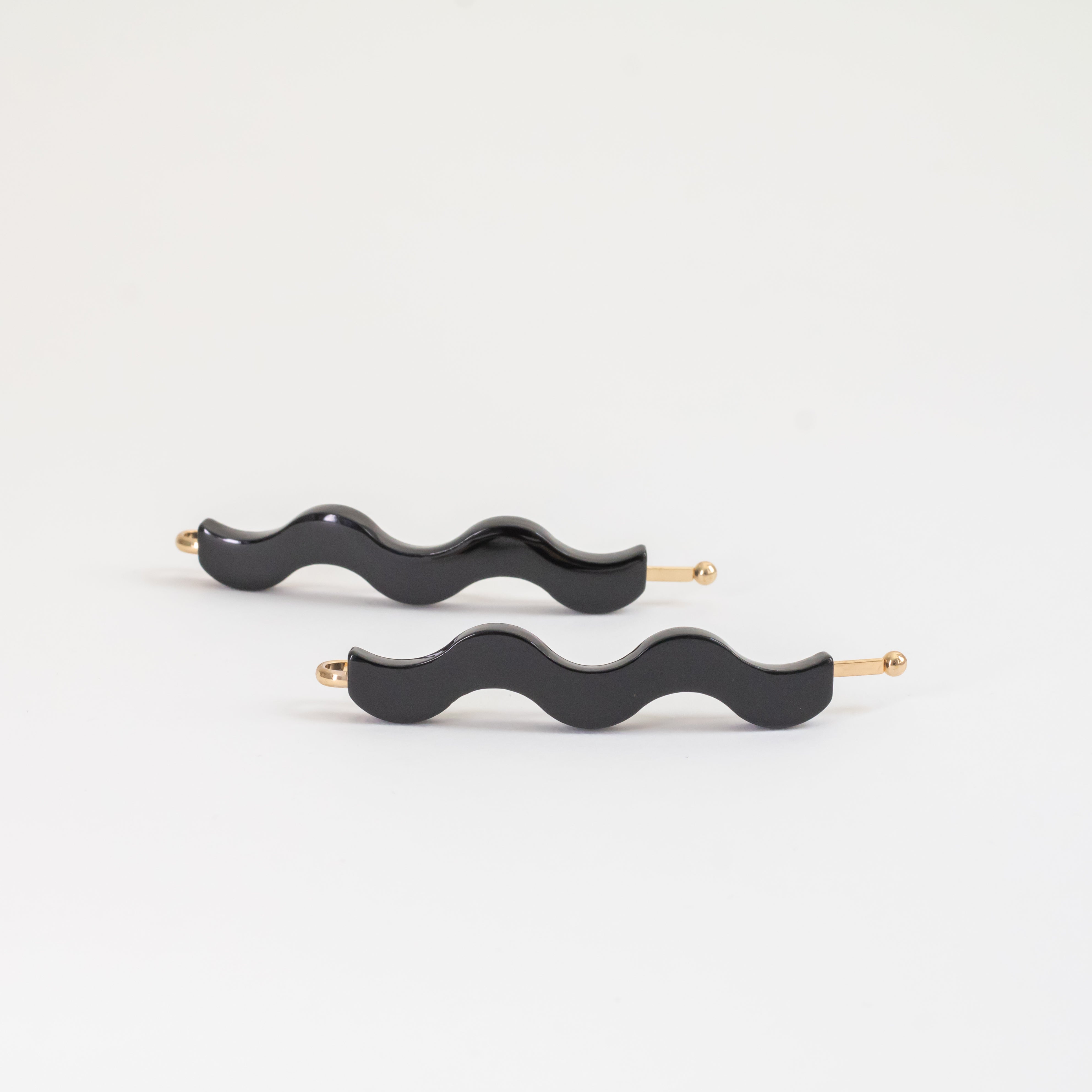 Wave Hair Clip Negro