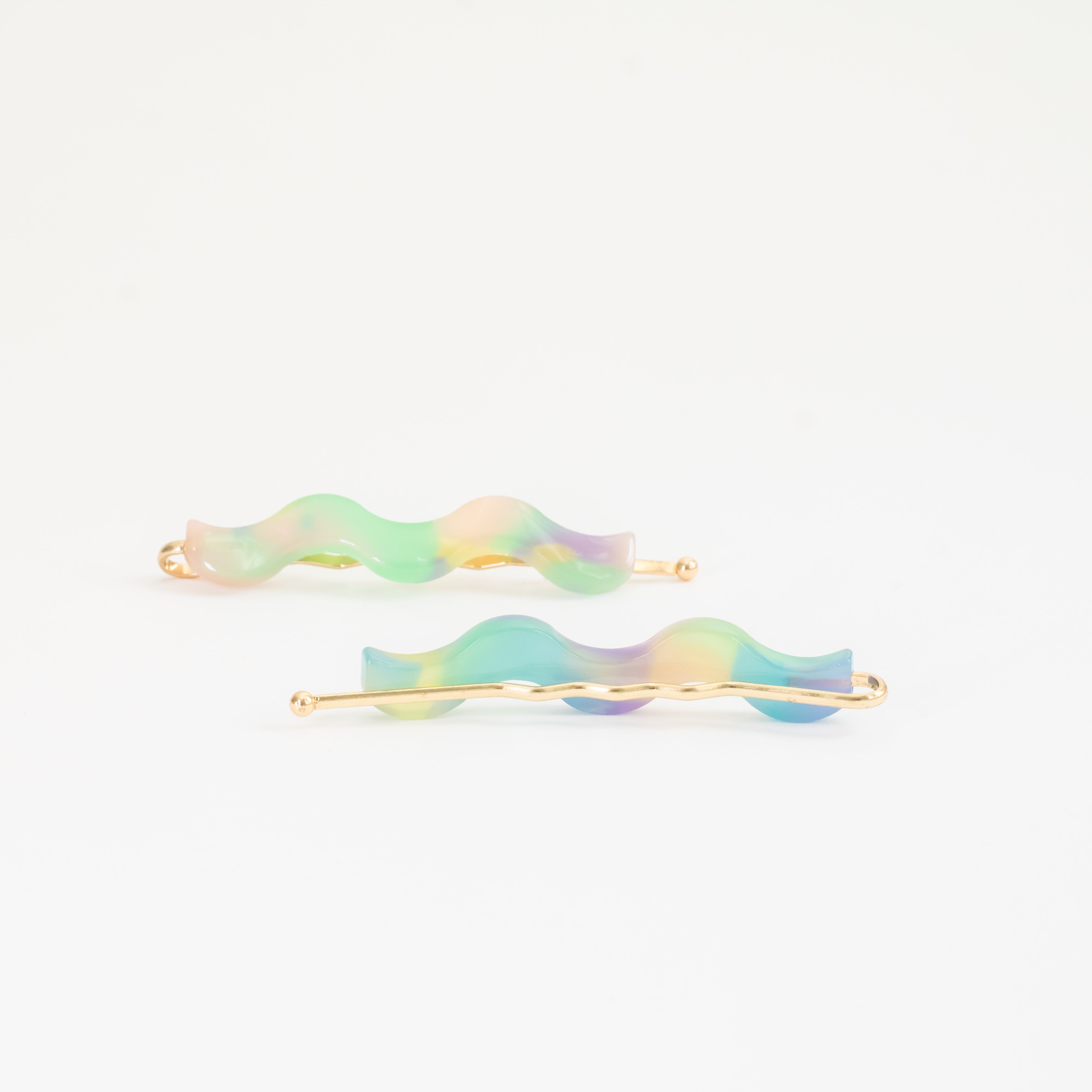 Wave Hair Clip Arcoiris