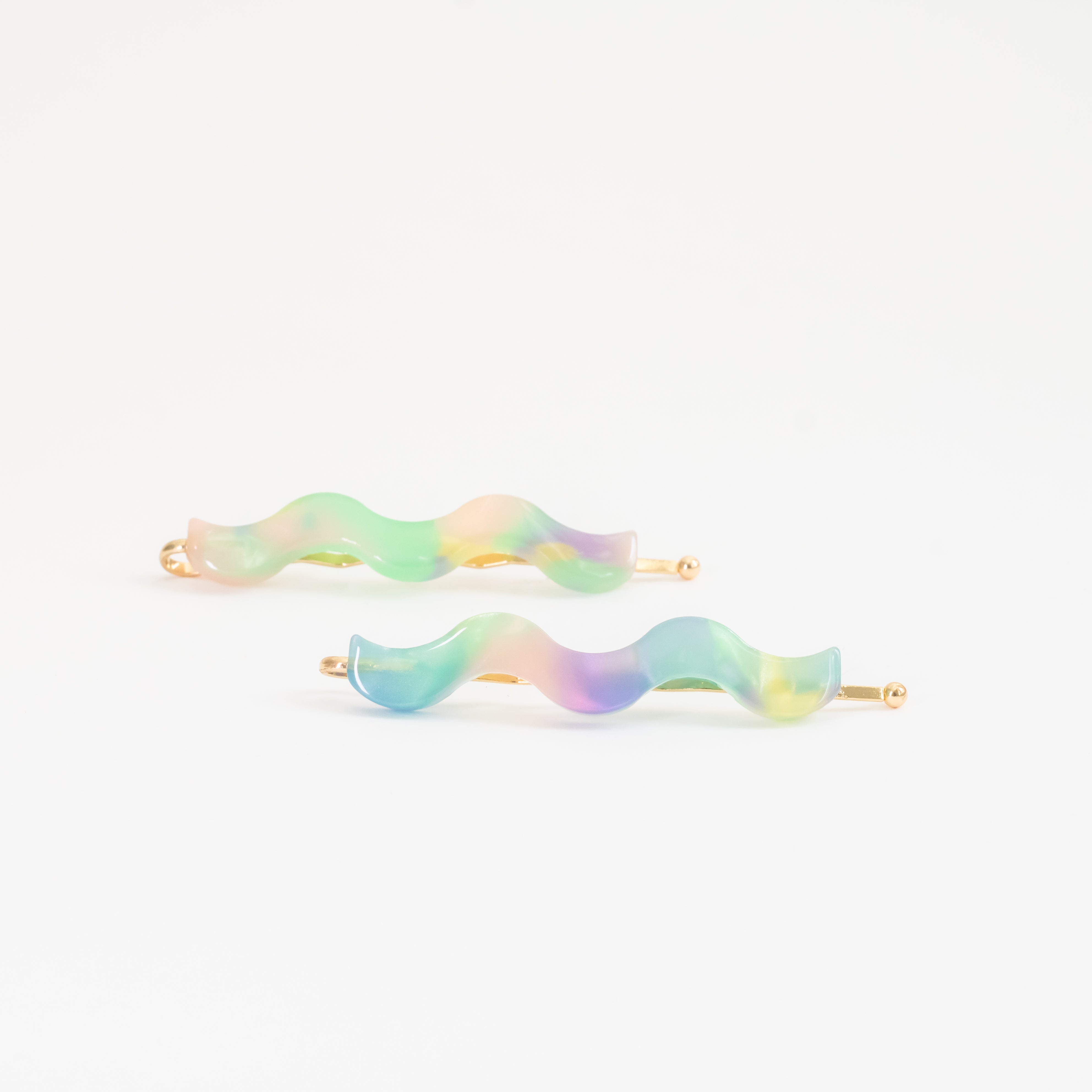 Wave Hair Clip Arcoiris