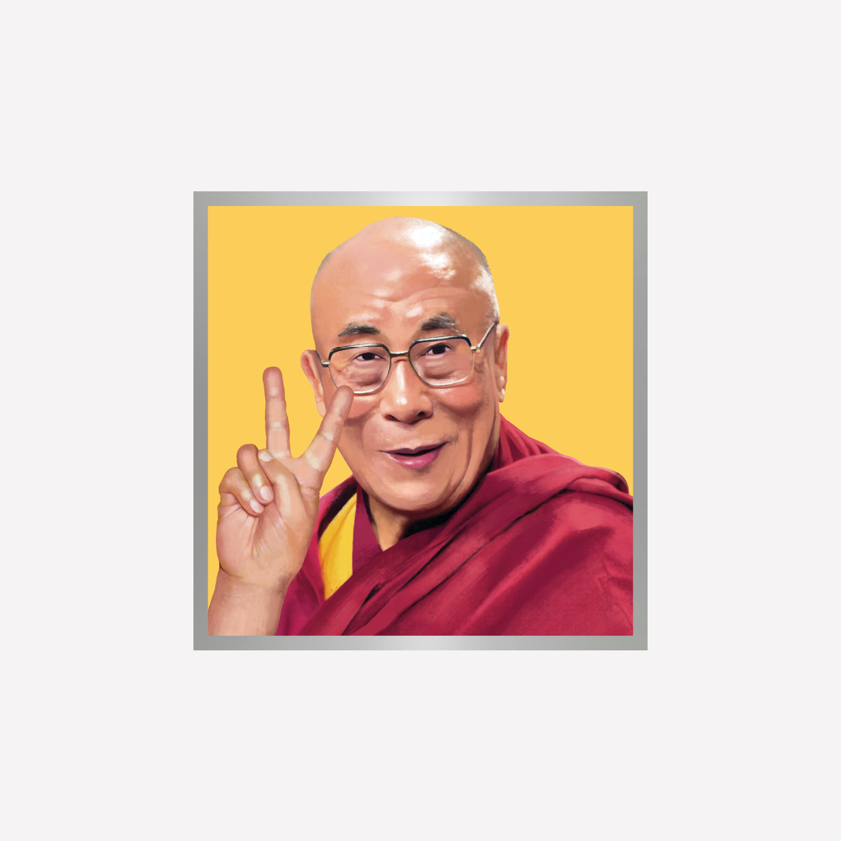 Dalai Lama Peace Art Print