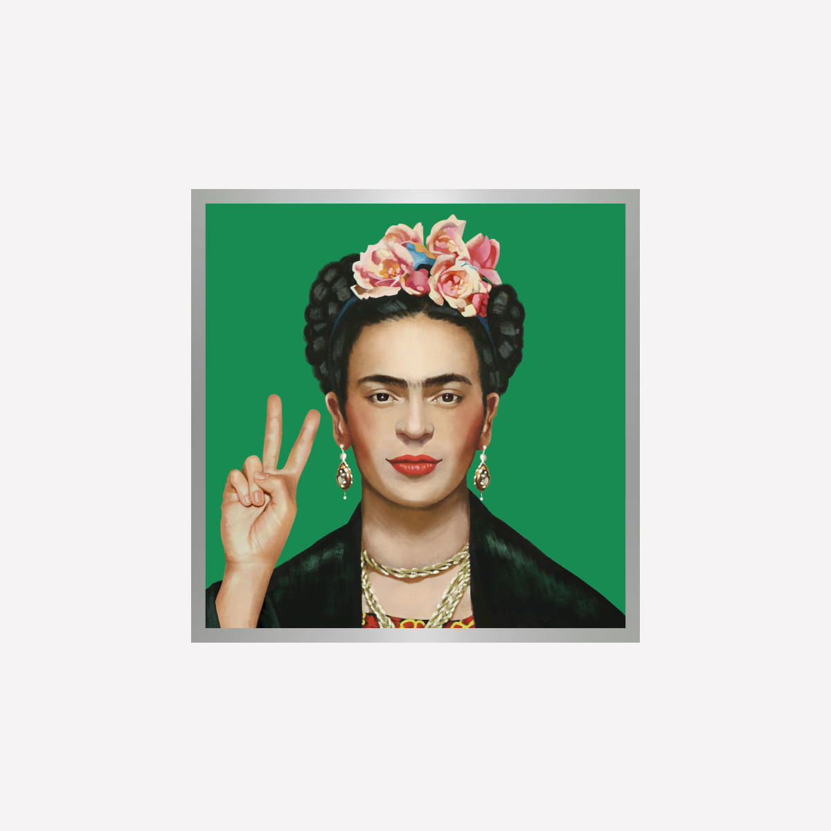 Frida Kahlo Peace Art Print