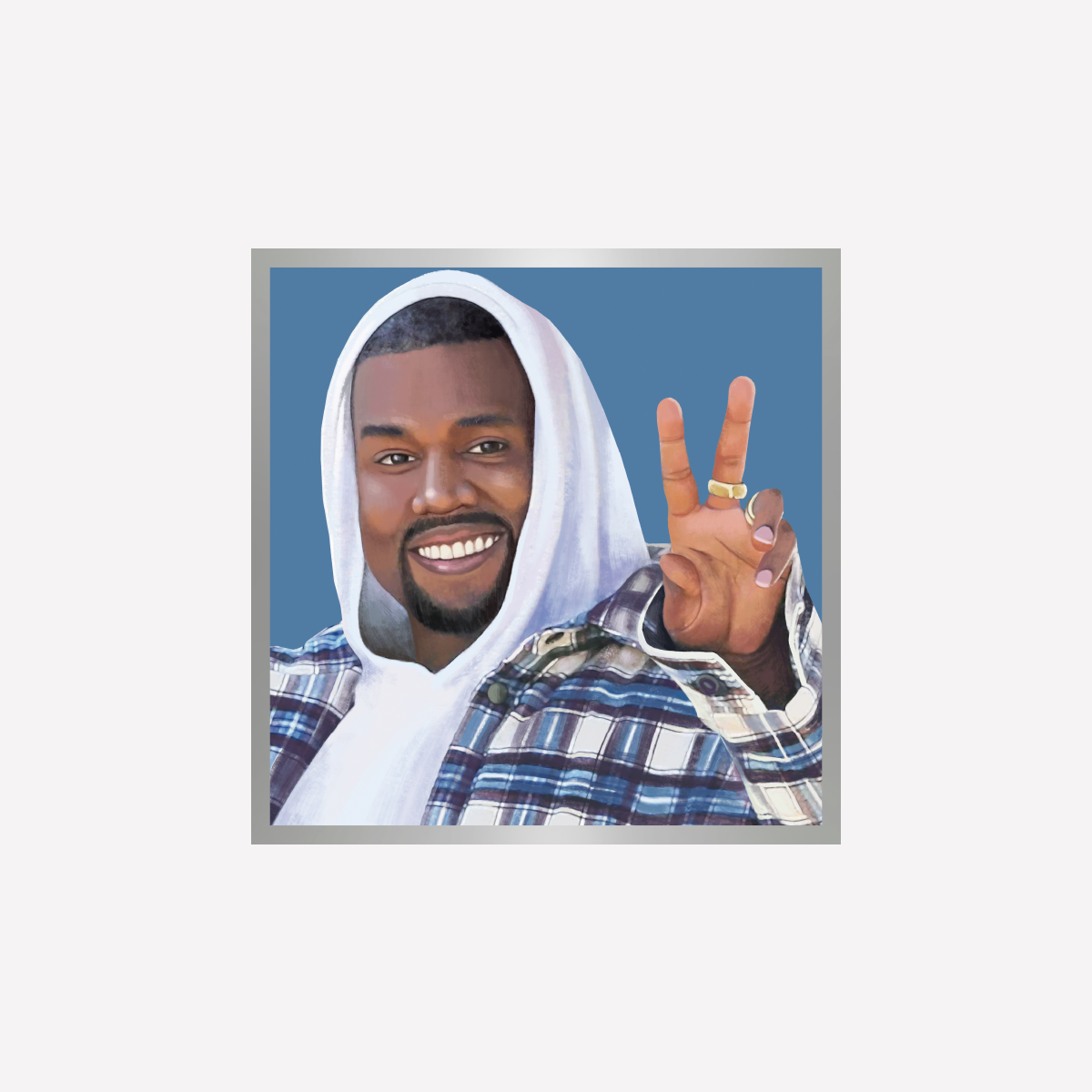 Kanye West Peace Art Print