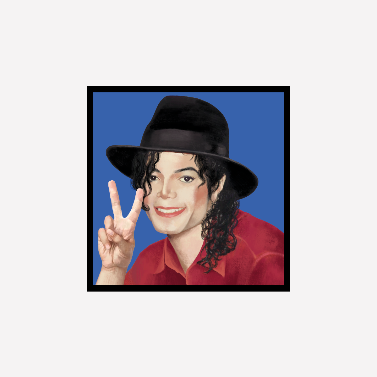 Michael Jackson Peace Art Print