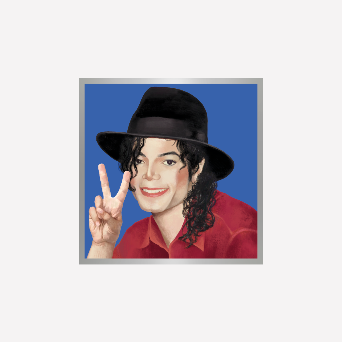 Michael Jackson Peace Art Print