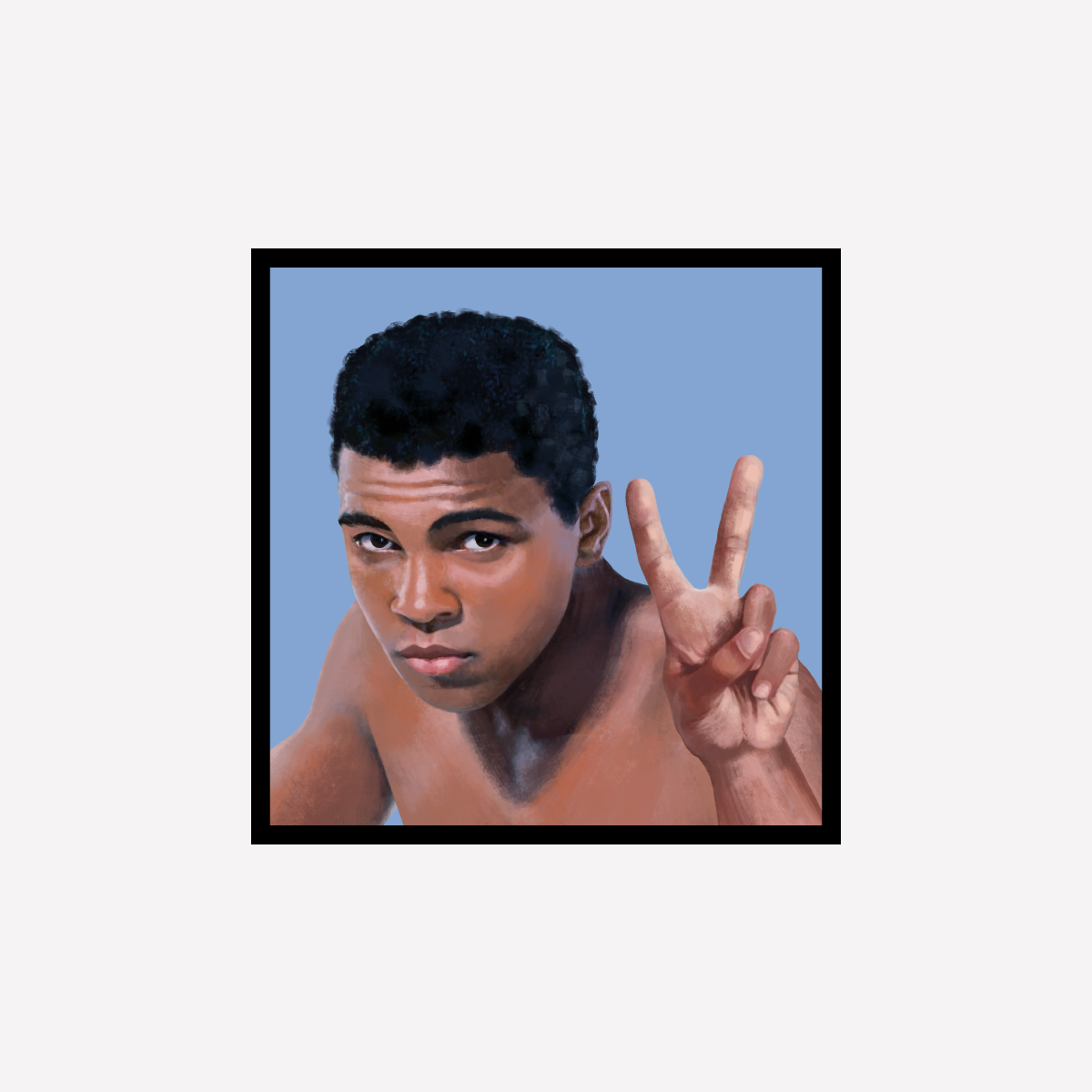 Muhammad Ali Peace Art Print