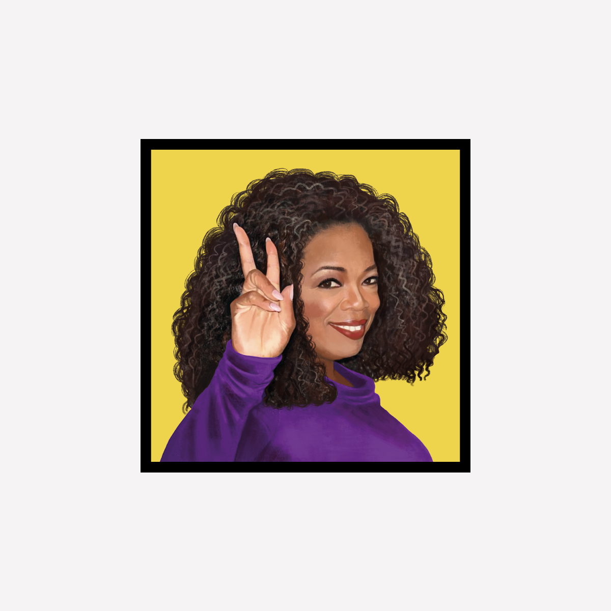 Oprah Winfrey Peace Art Print