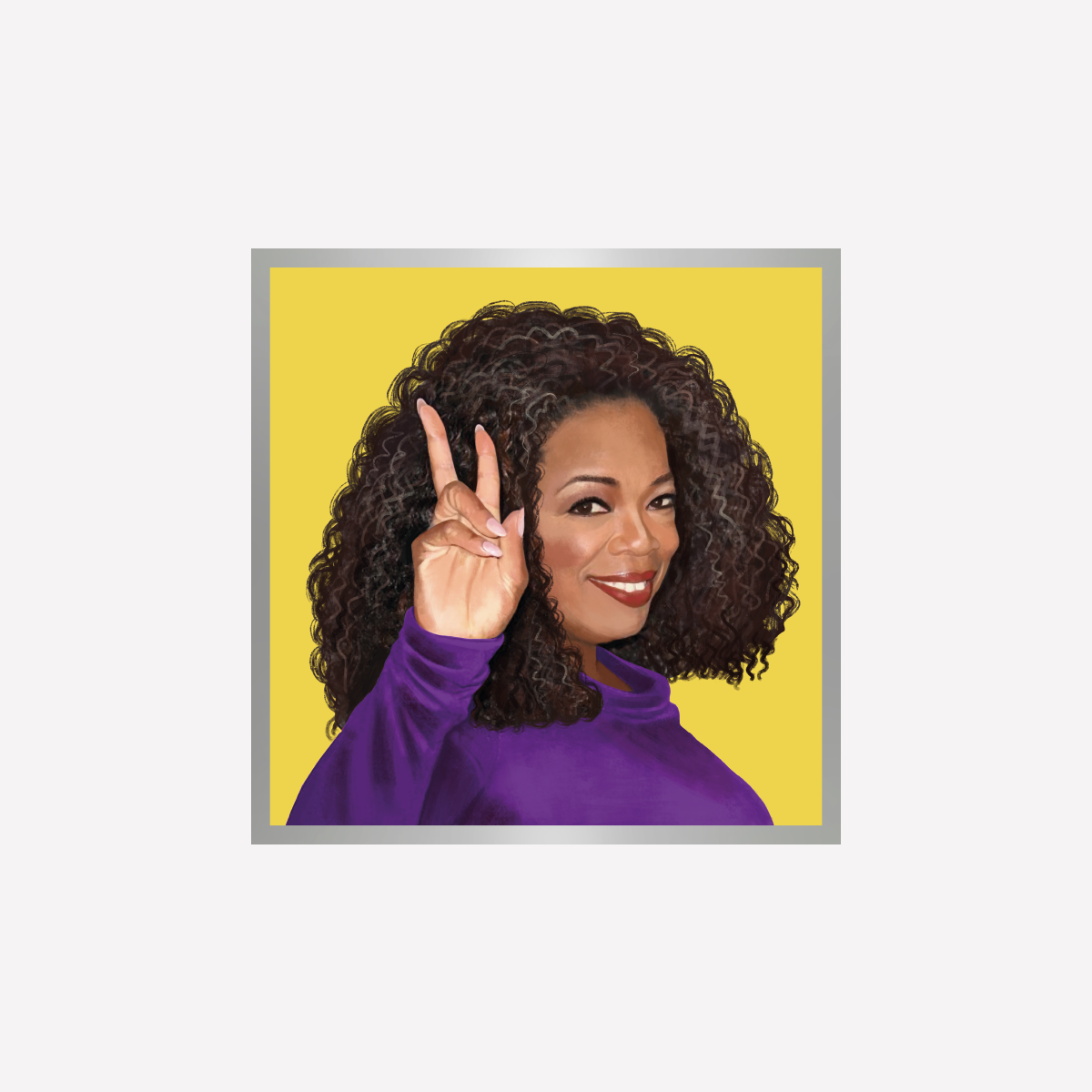 Oprah Winfrey Peace Art Print