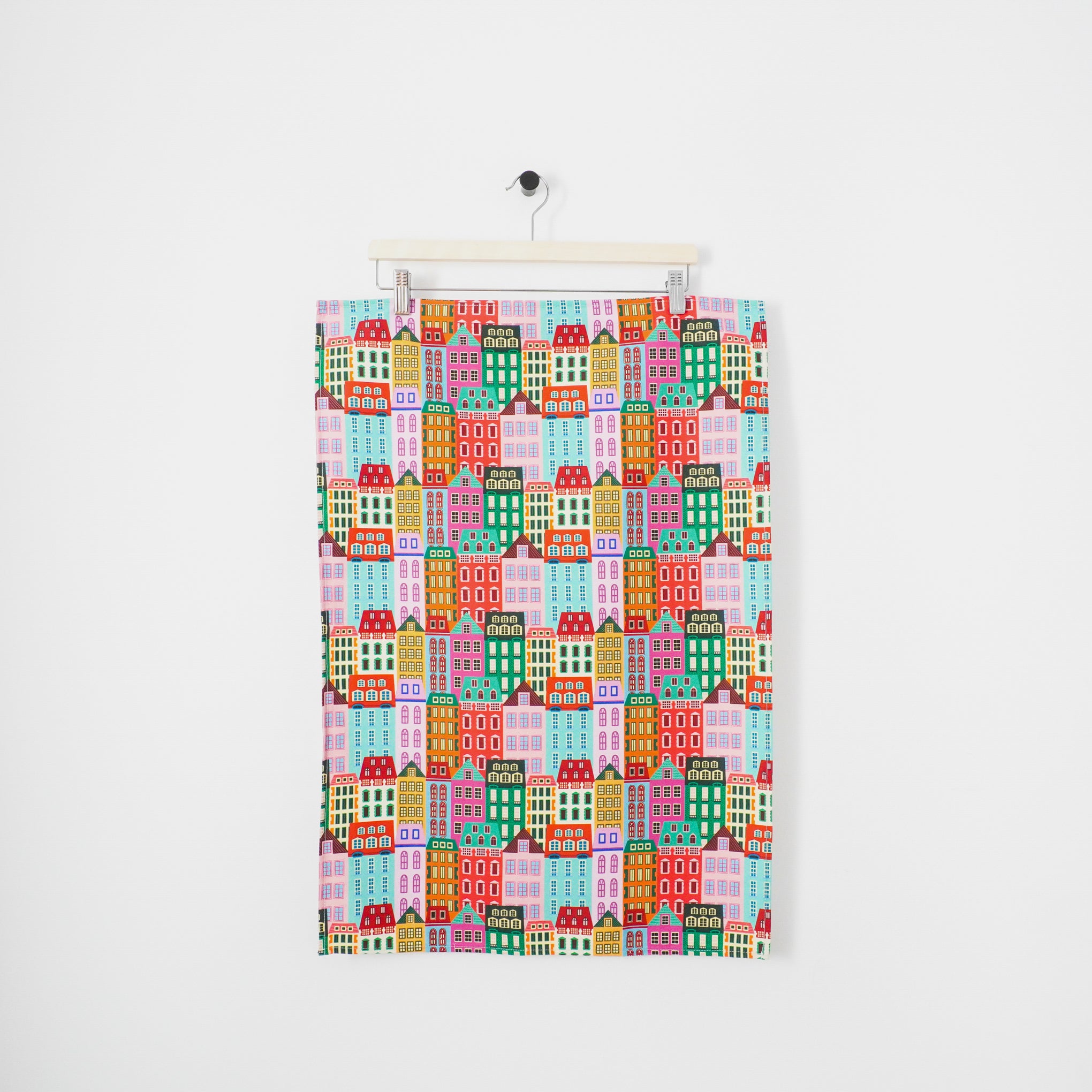 Little Houses Tea Towel