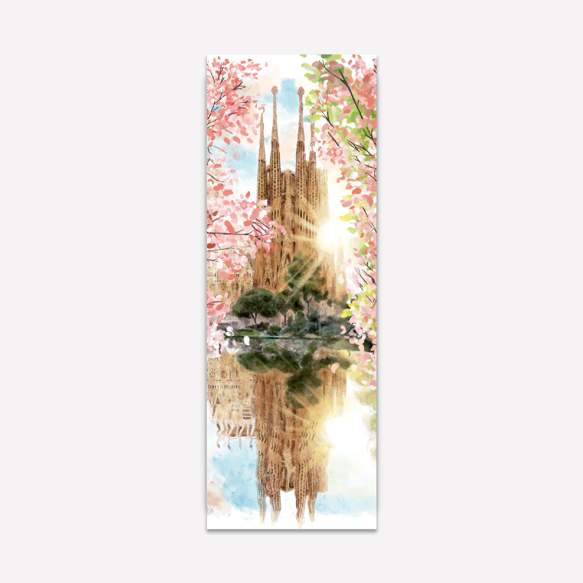 Sagrada Familia en Primavera Bookmark