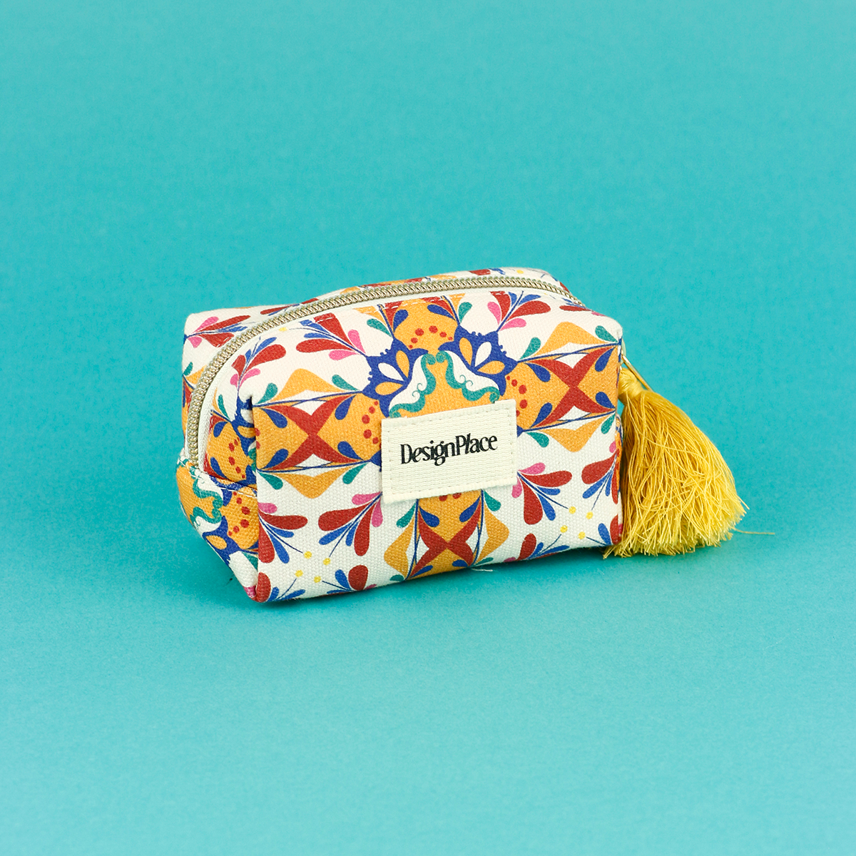 Hydraulic Tiles Model 6 Cotton Pouch Small