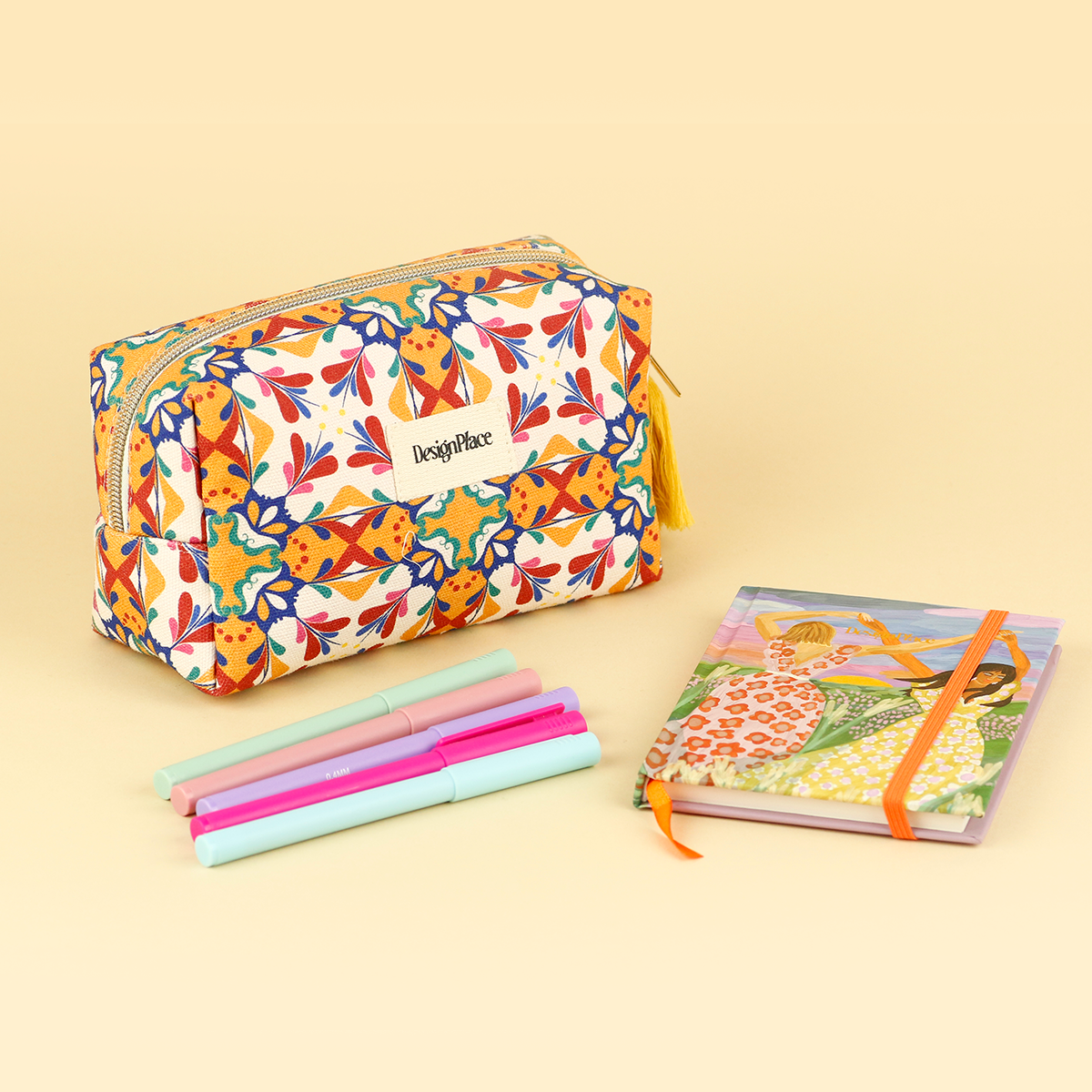 Hydraulic Tiles Model 6 Cotton Pouch Medium