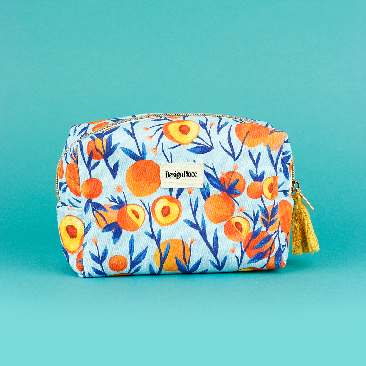 Melocotones Cotton Pouch Large