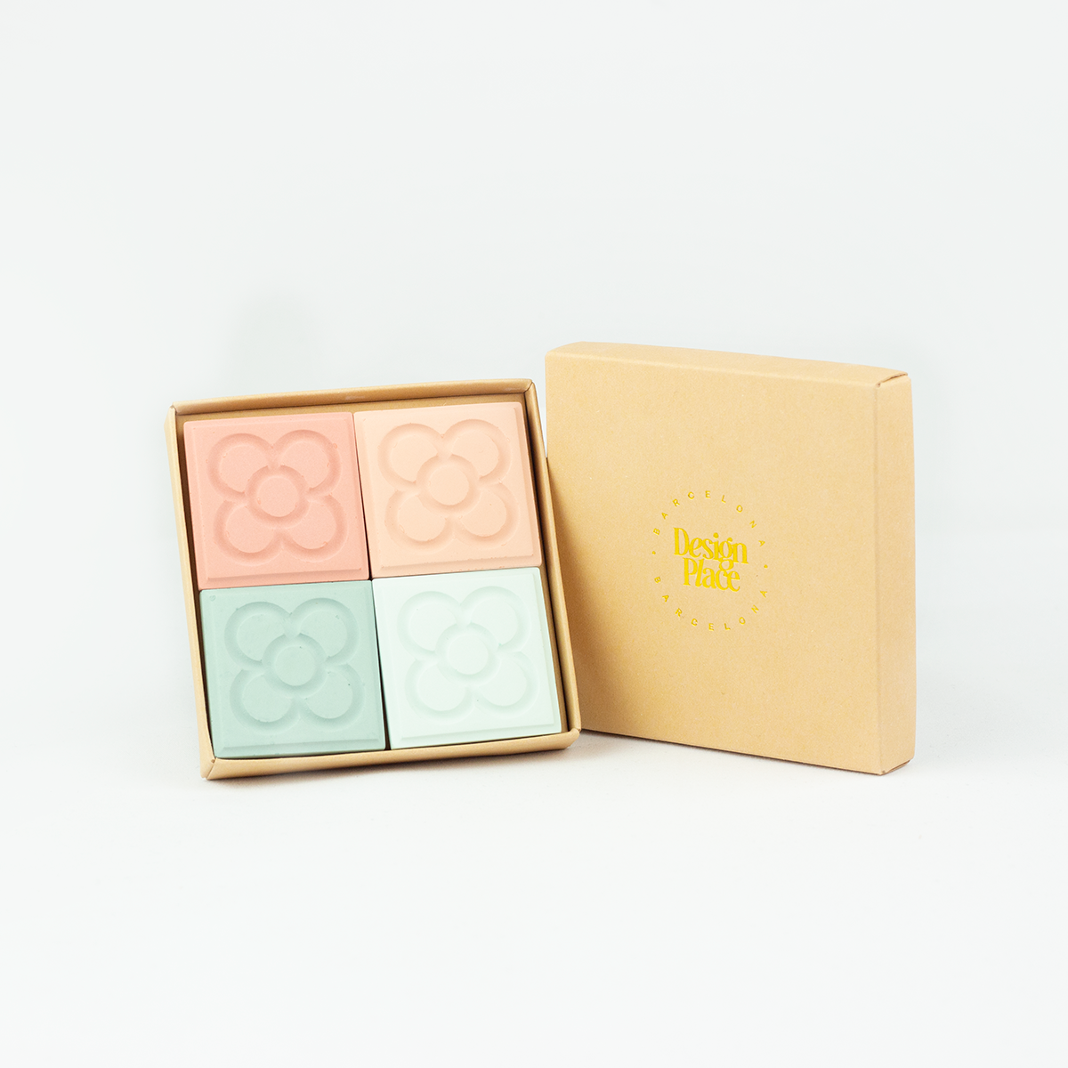 Set Rust & Sage Panot Cement Magnet