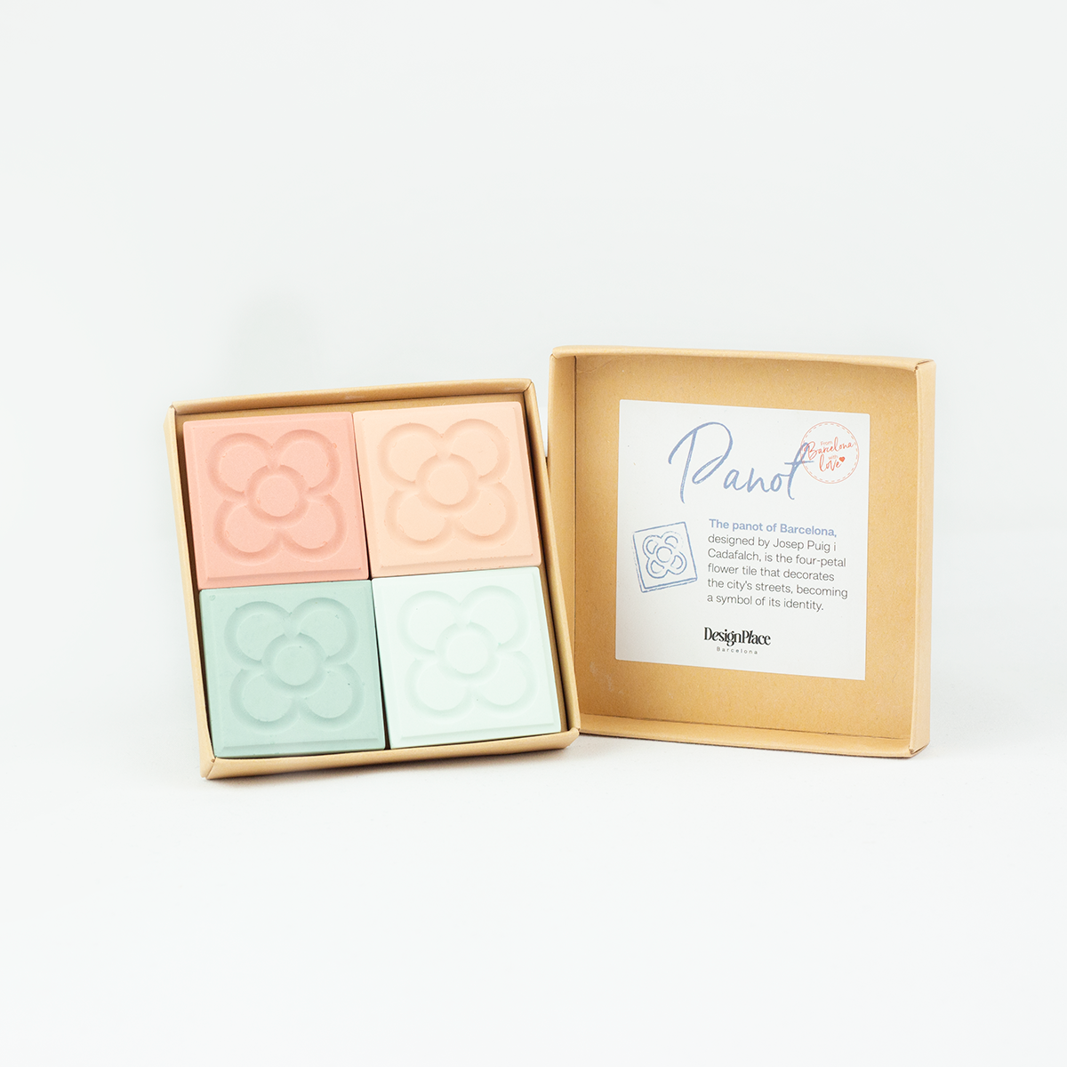 Set Rust & Sage Panot Cement Magnet