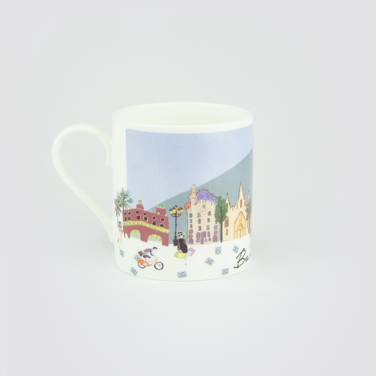 Skyline Barcelona Ceramic Mug