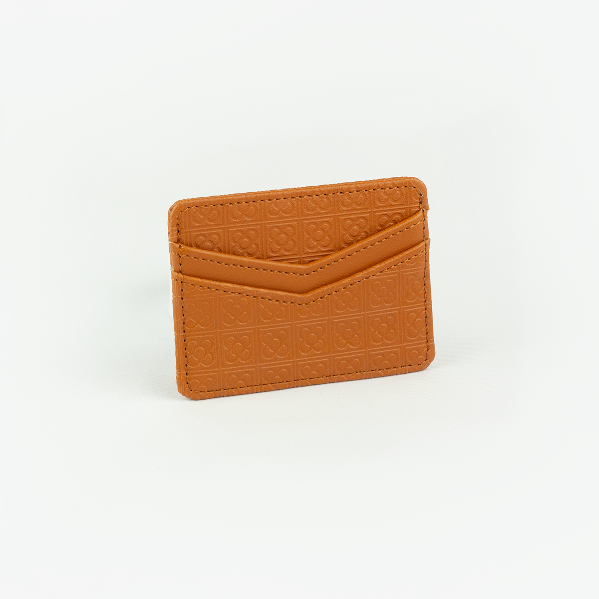 Brown Panot Stamping Card Holder