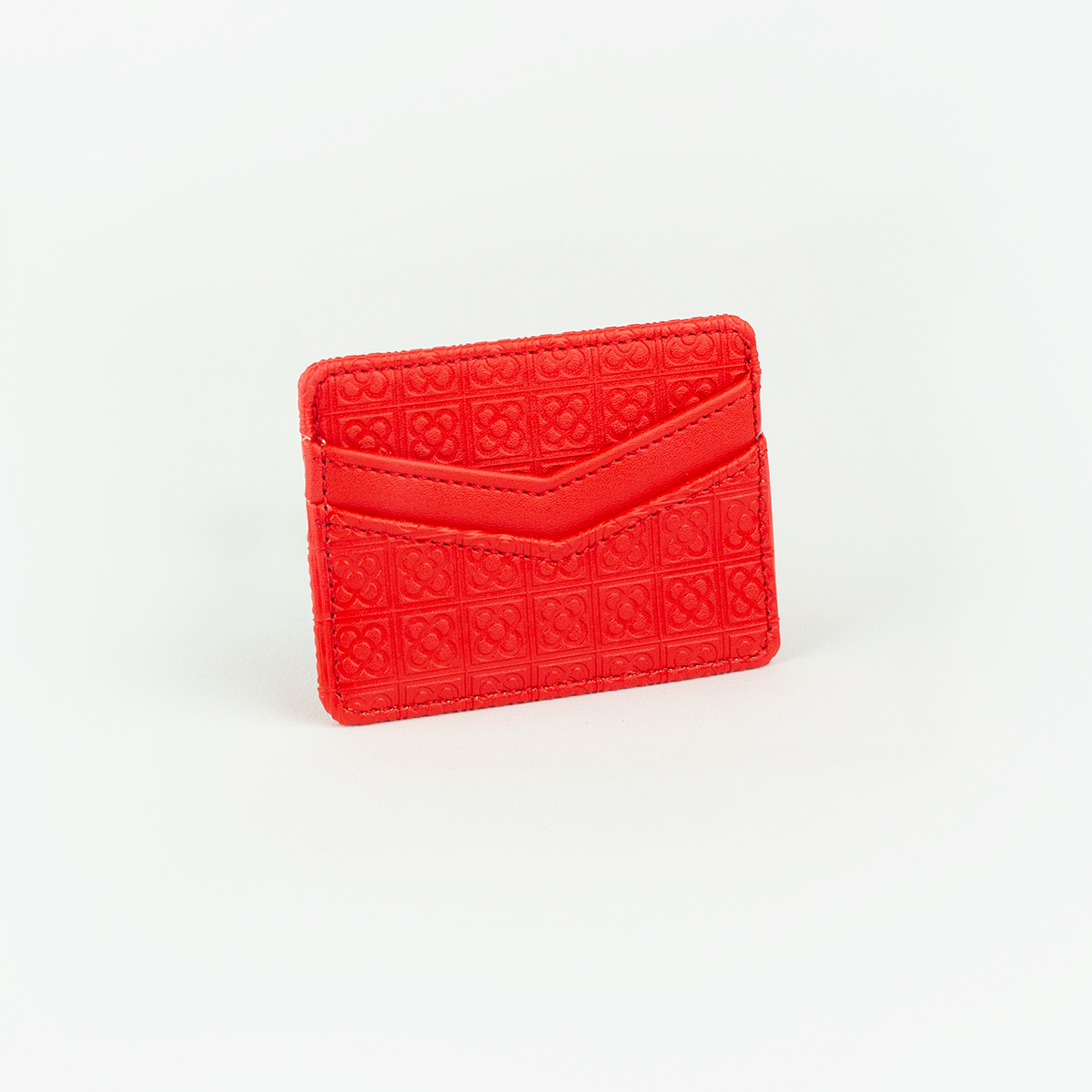 Red Panot Stamping Card Holder