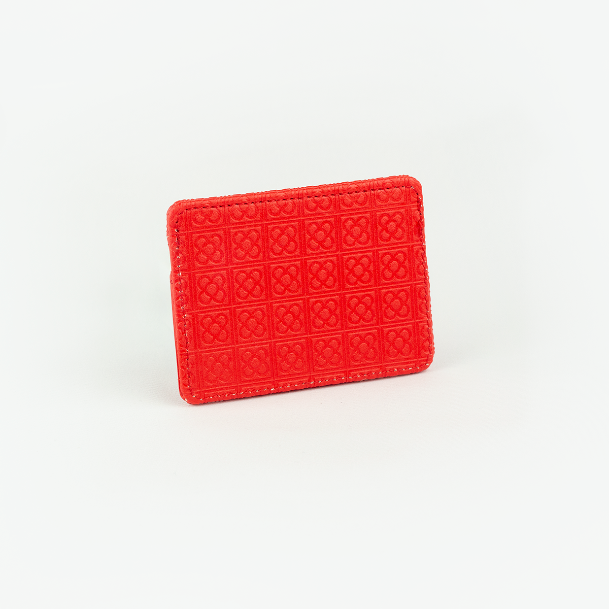 Red Panot Stamping Card Holder