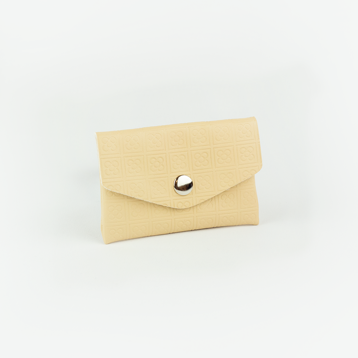 Beige Panot Stamping Money Pouch