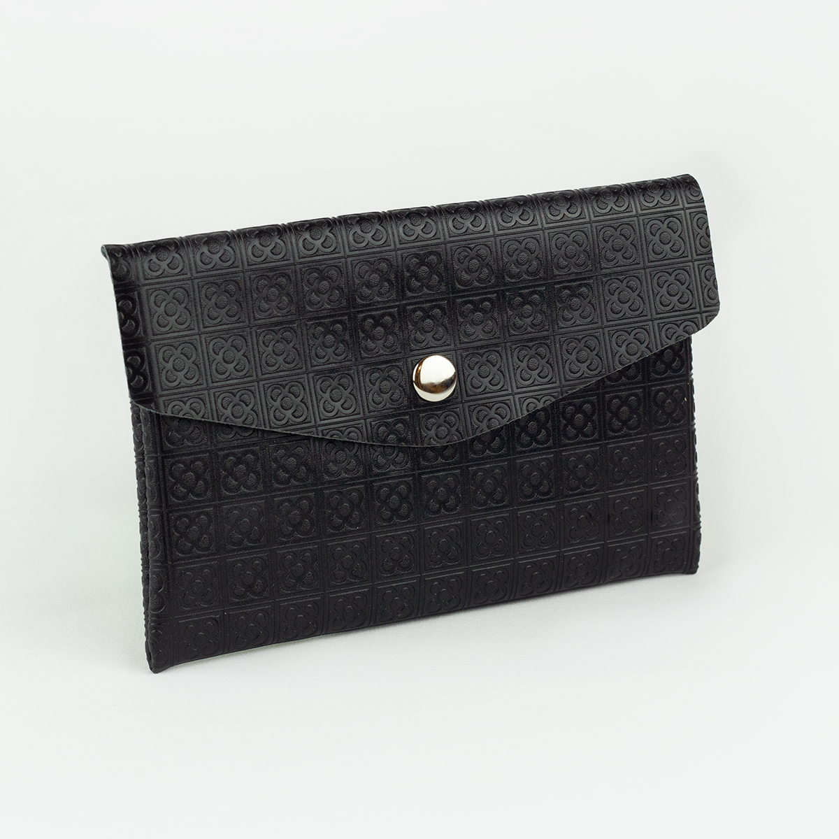 Black Panot Stamping Everyday Pouch