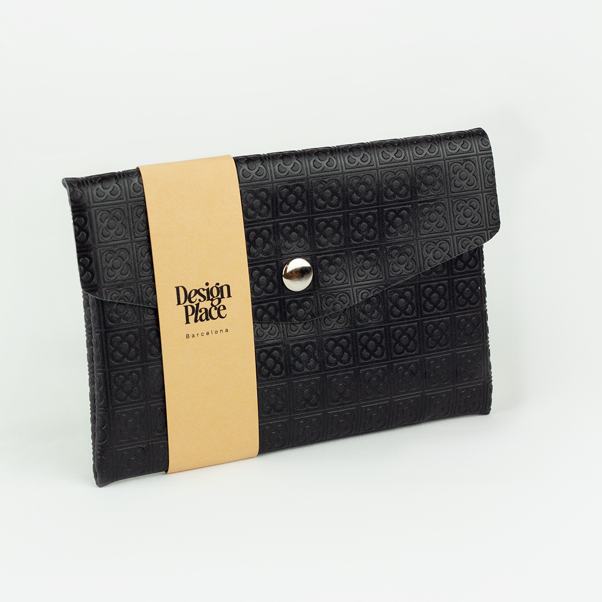 Black Panot Stamping Everyday Pouch