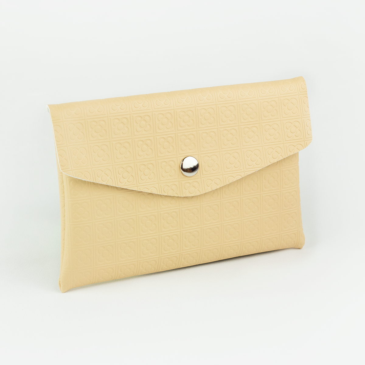 Beige Panot Stamping Everyday Pouch