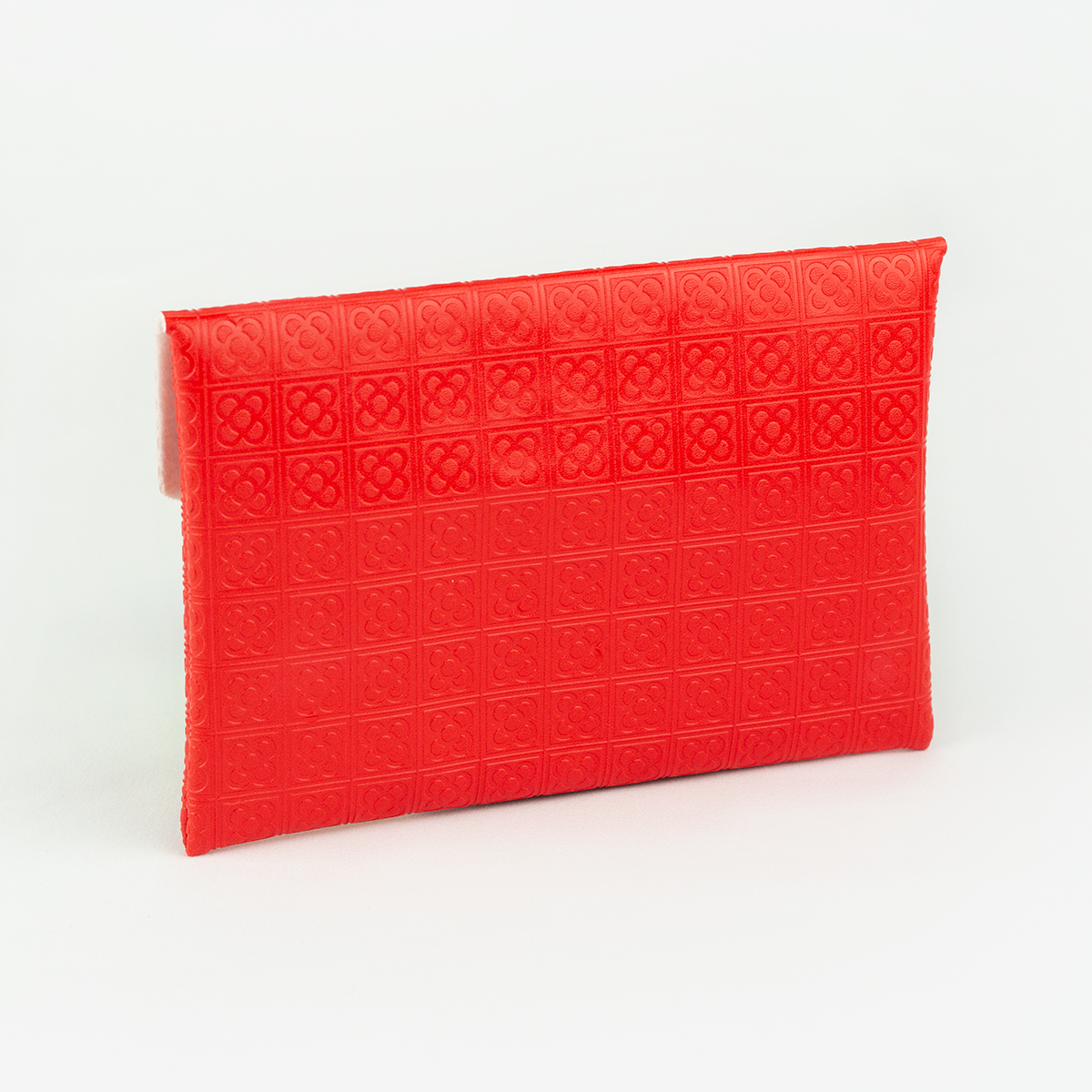 Red Panot Stamping Everyday Pouch