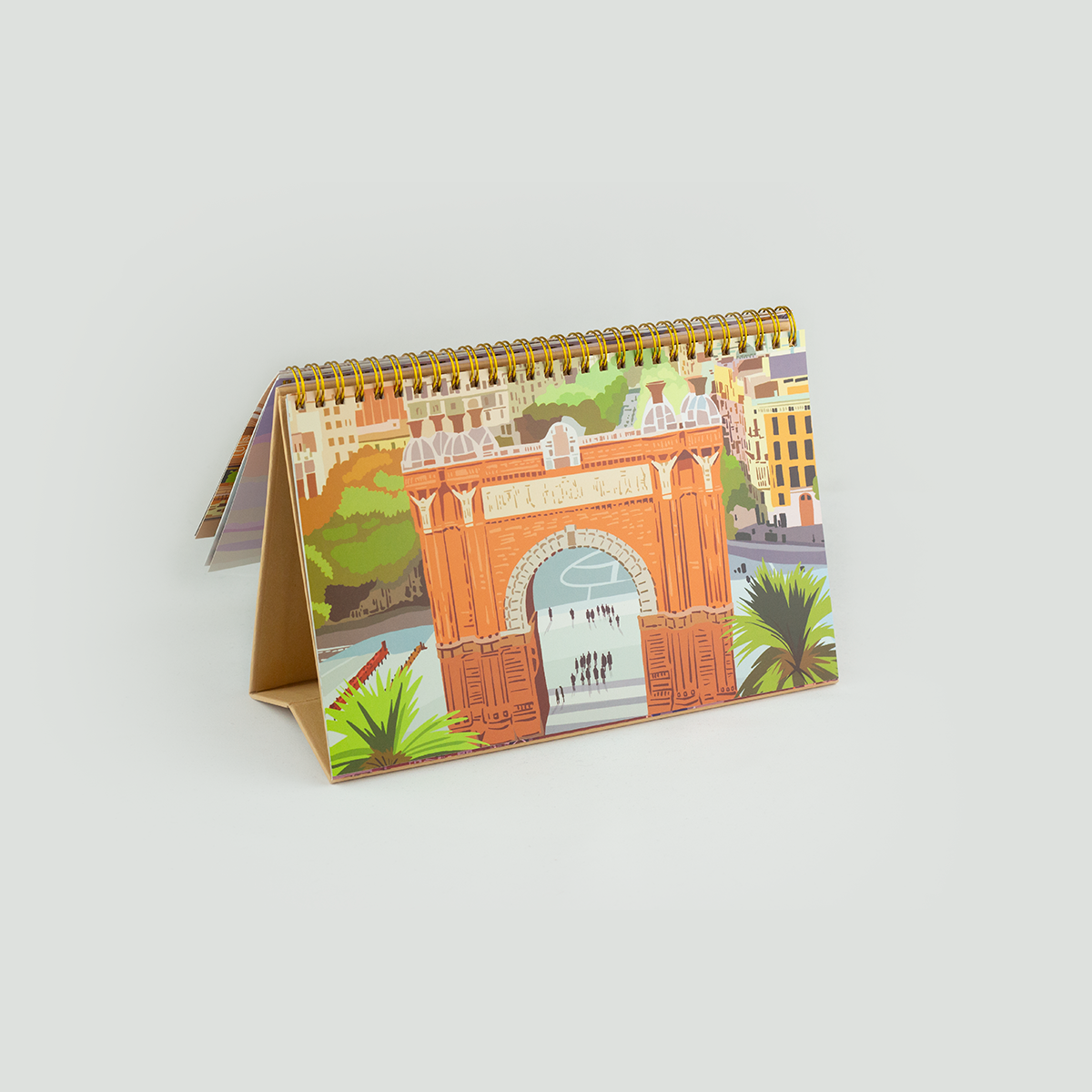 BCN Vector Desk Calendar