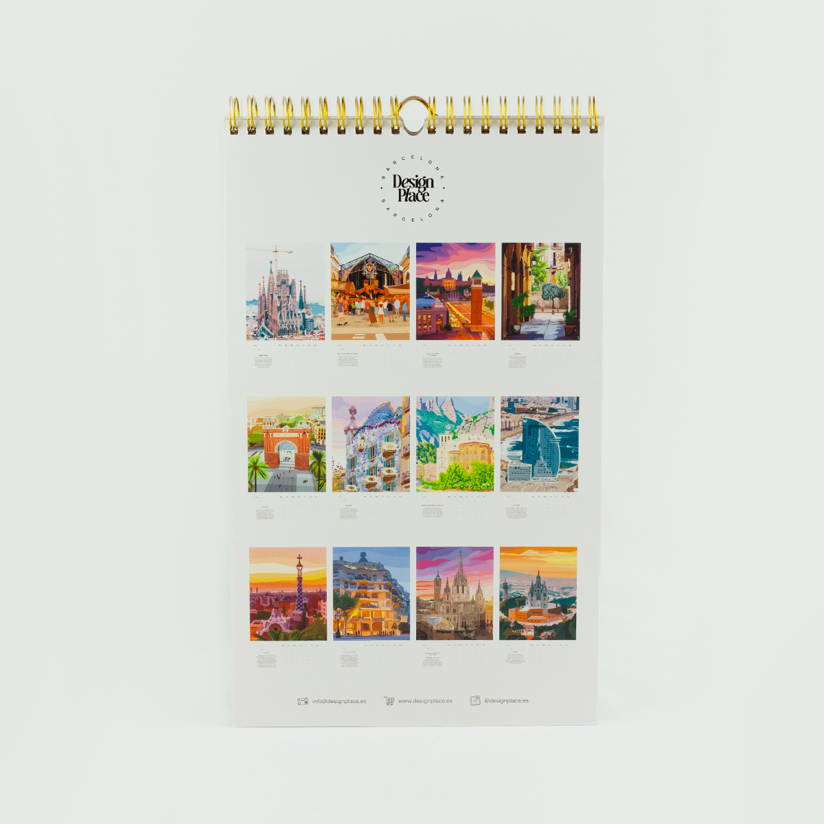 BCN Vector Wall Calendar