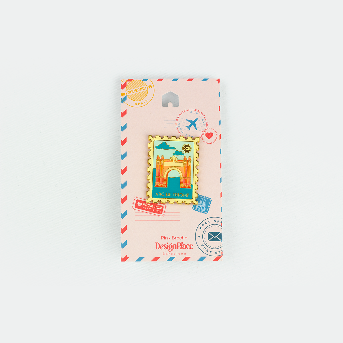 Arc de Triomf Stamp Pin