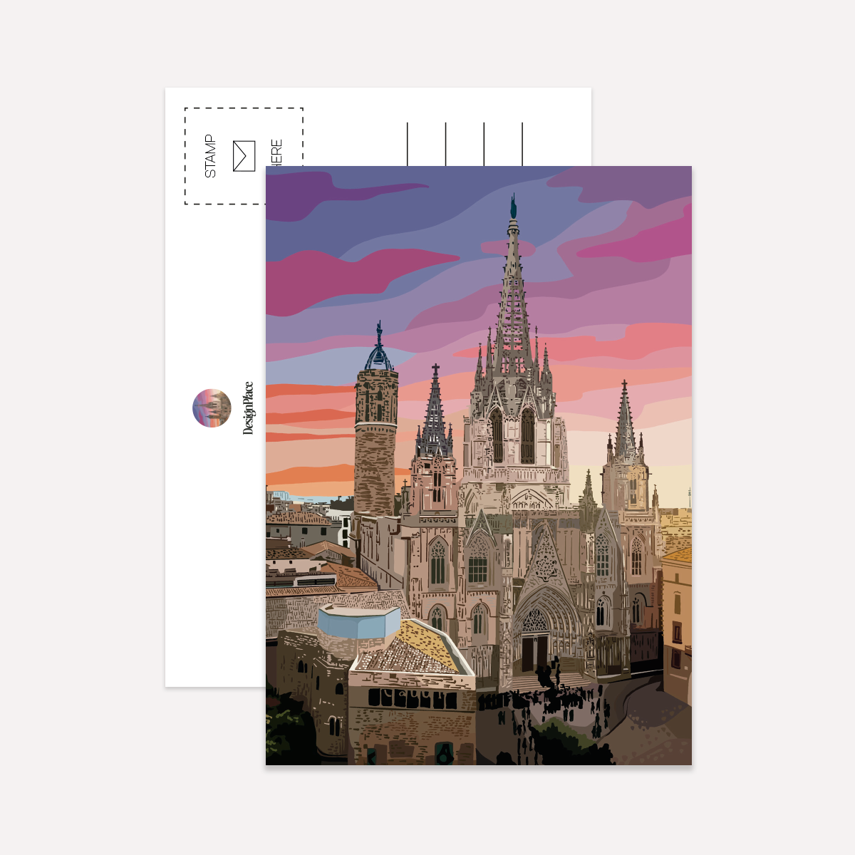BCN Vector Postcard Pack