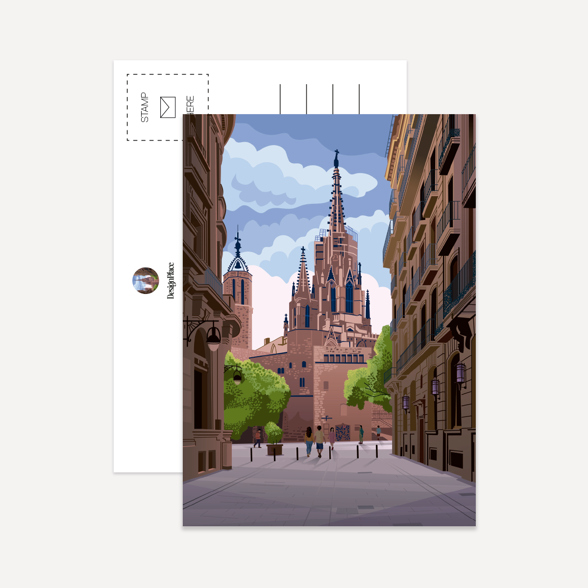 BCN Vector Postcard Pack