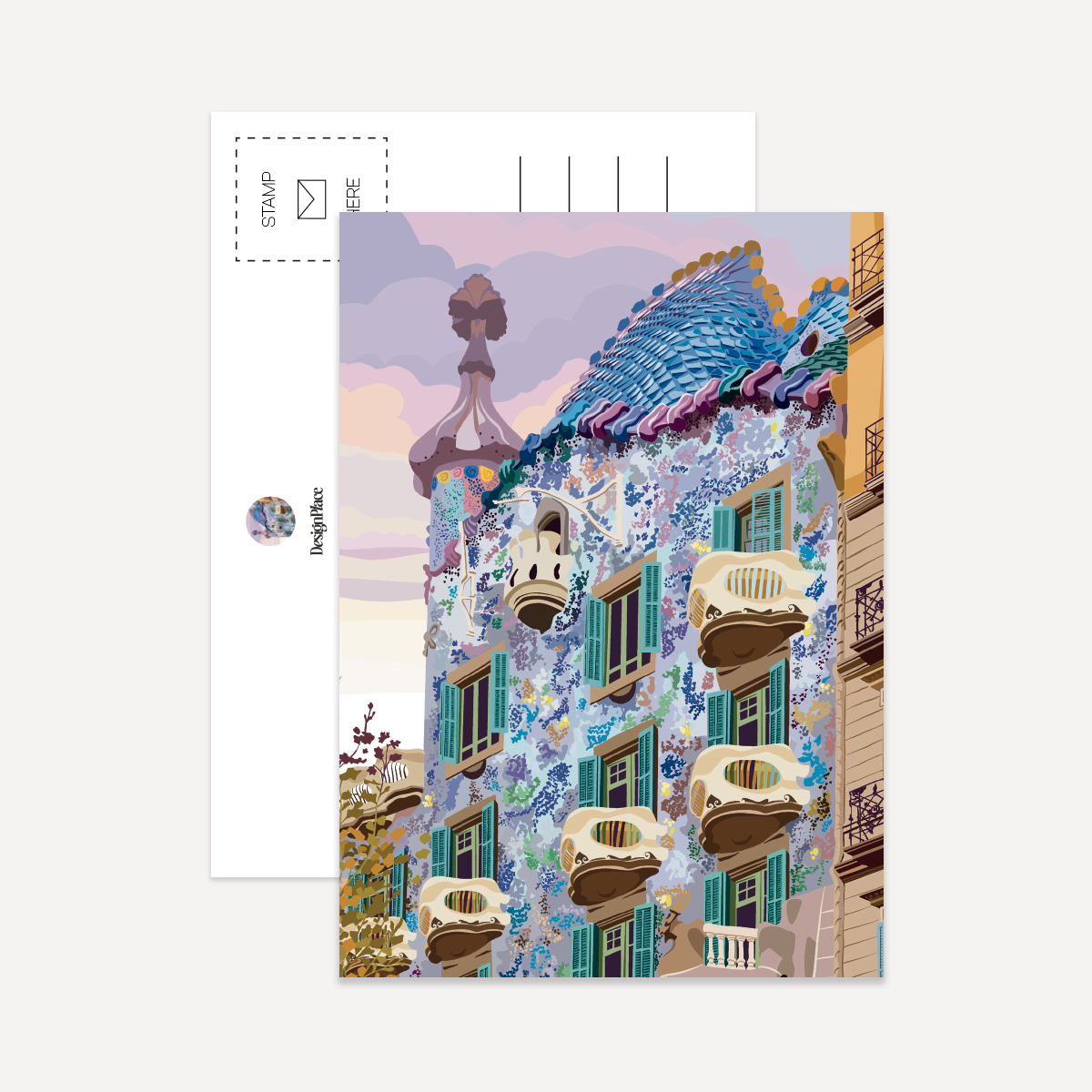 BCN Vector Postcard Pack