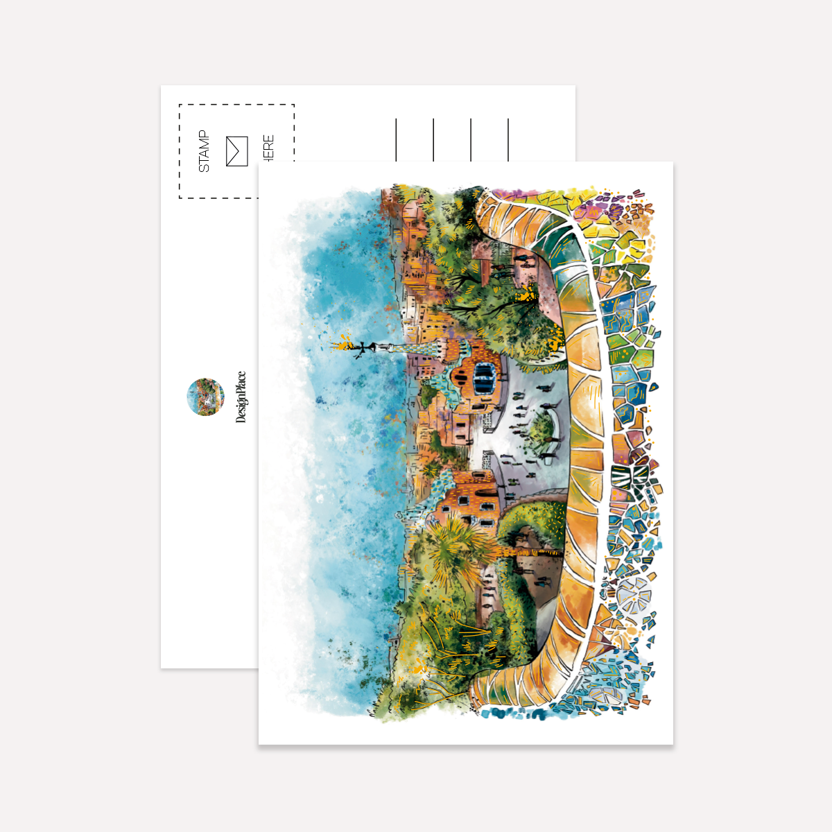 BCN Gold Splash Postcard Pack