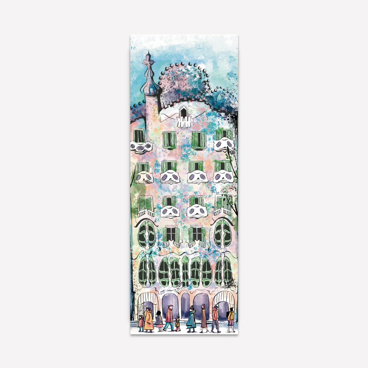Casa Batllo Splash Bookmark